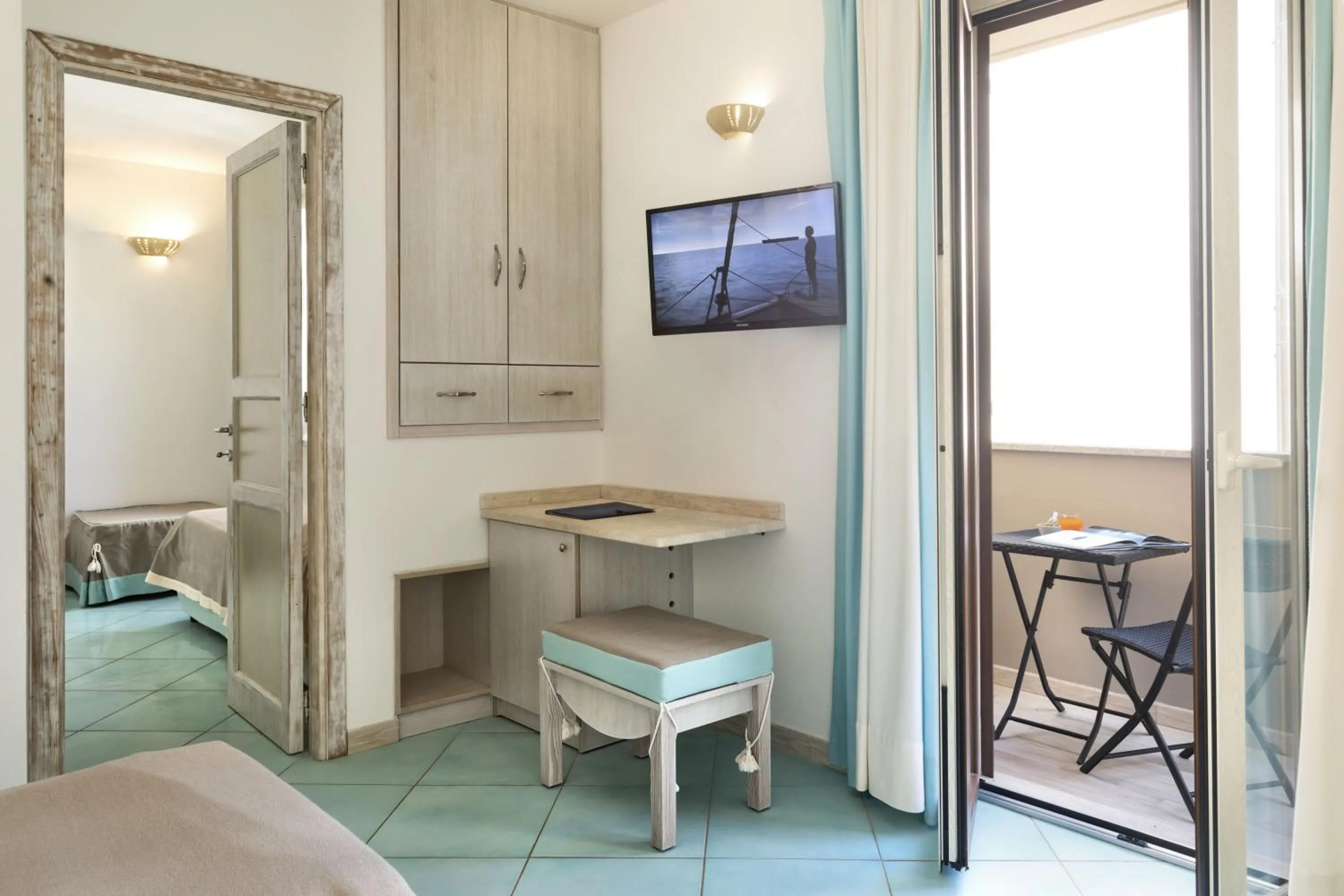 Bed in Hotel Corallaro