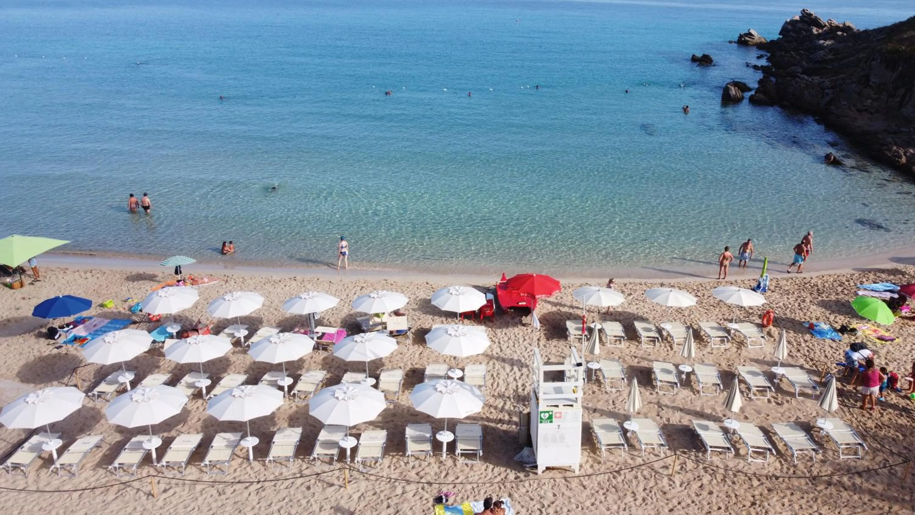 Beach in Hotel Corallaro