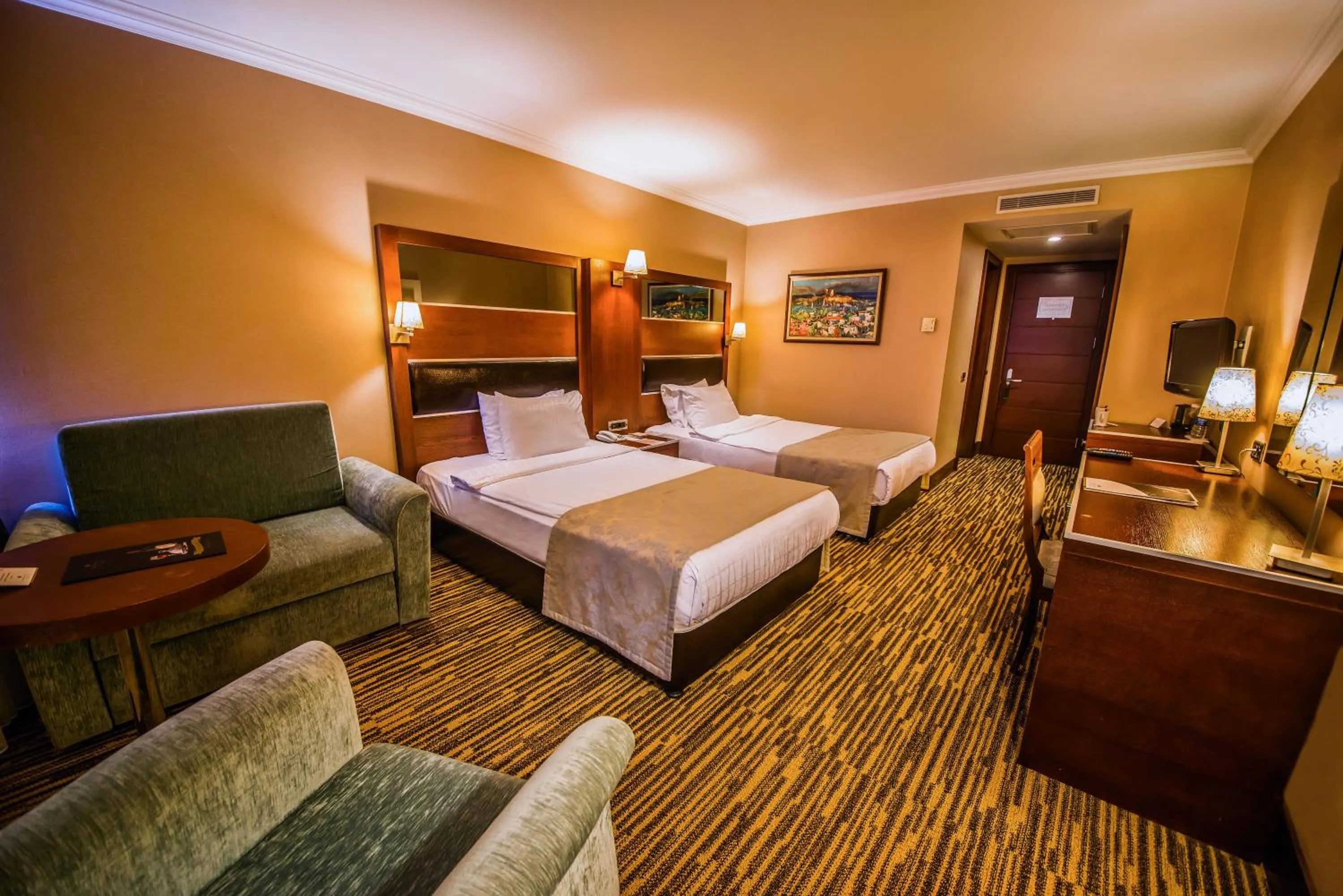 Decorative detail, Bed in Dream Hill Business Deluxe Hotel Asia