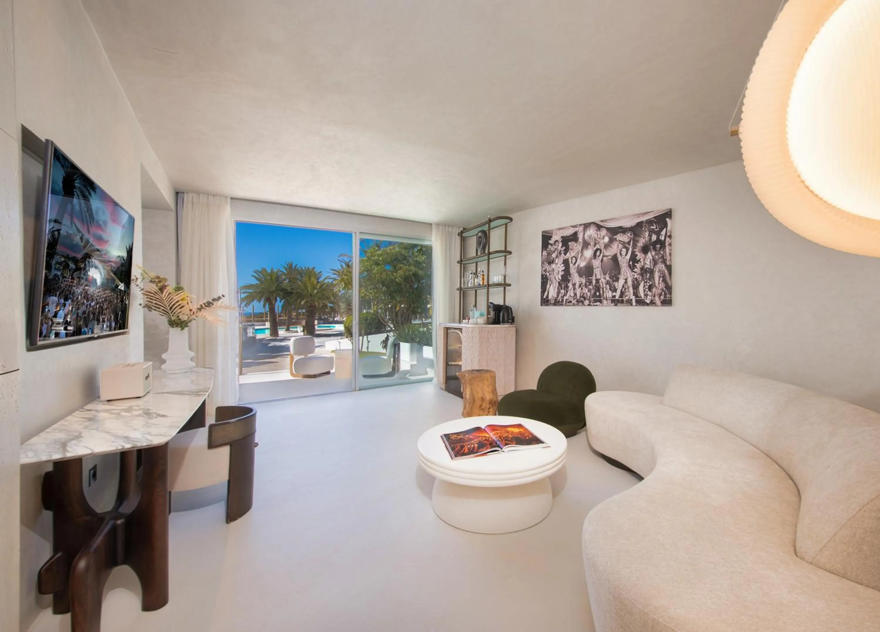 Living room in Destino Five Ibiza - 5-Star Grand Luxe Resort