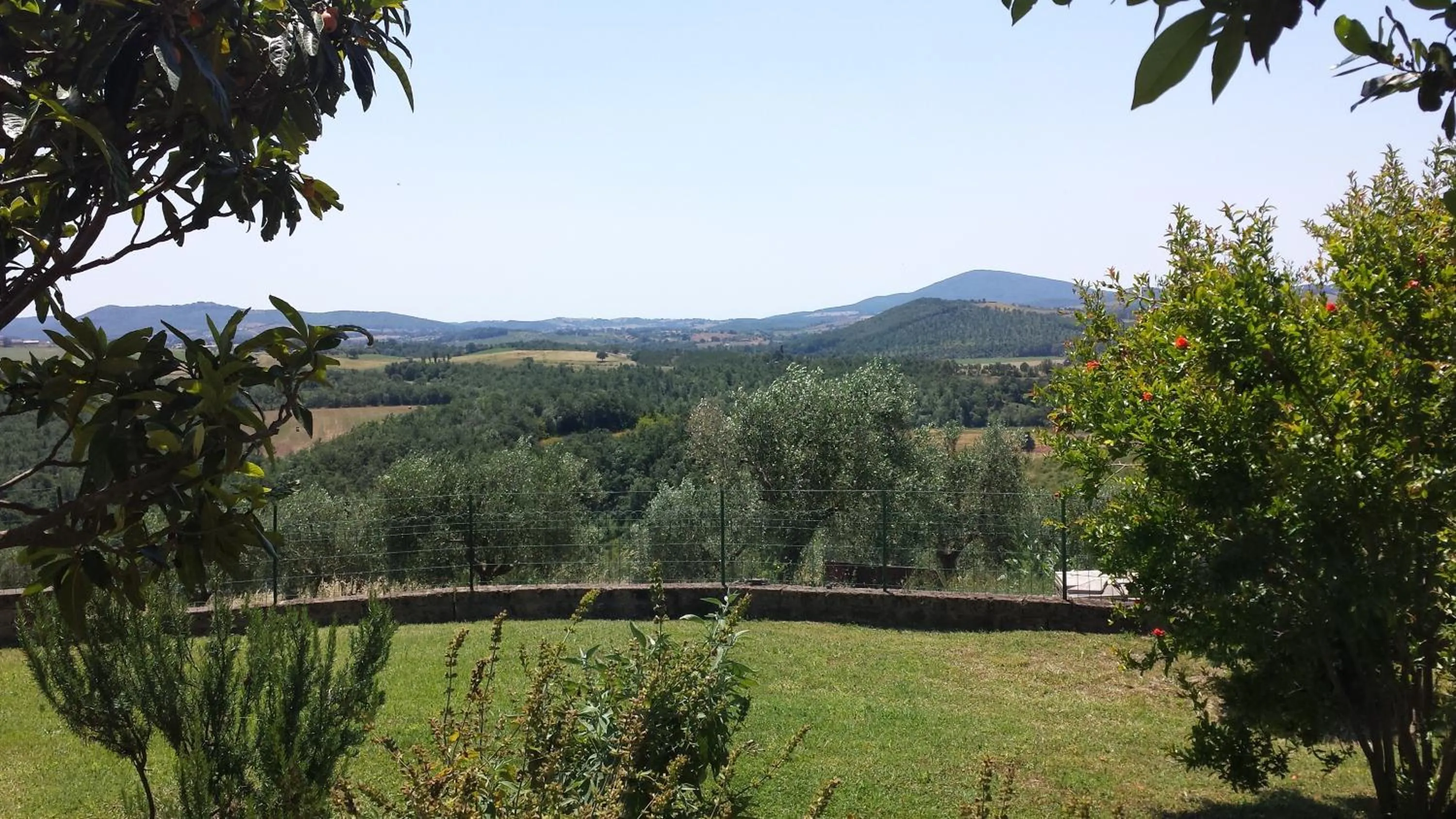 Garden view in Agriturismo Marruchetone Vecchio