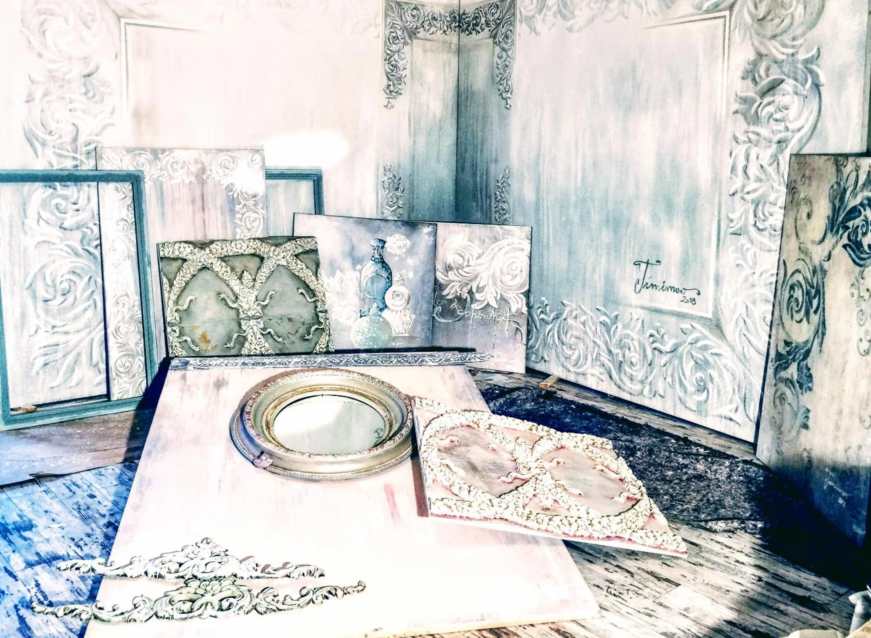 Bed in Art Boutique Hotel Bürgerhaus