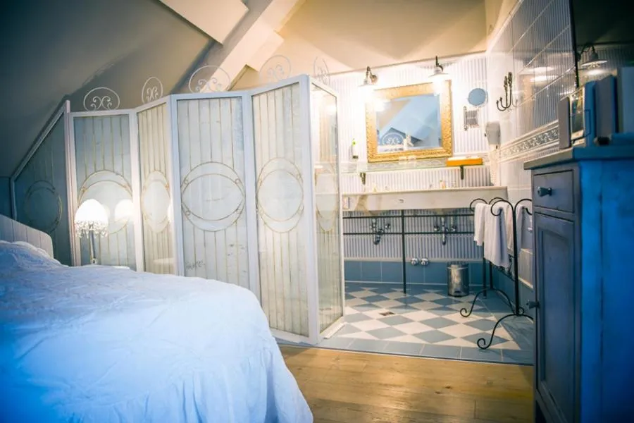 Bed in Art Boutique Hotel Bürgerhaus