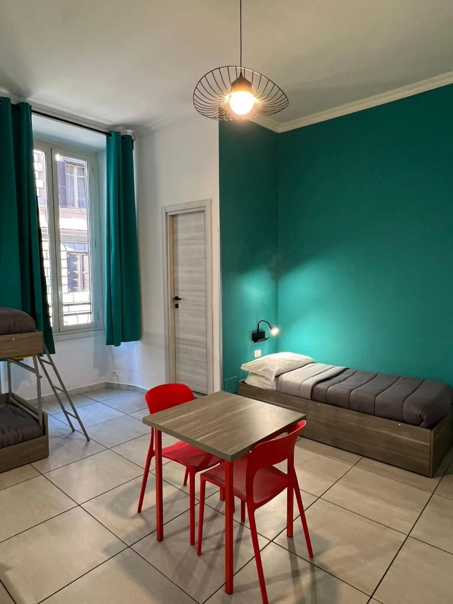 Bedroom, Bed in Palladini Rome