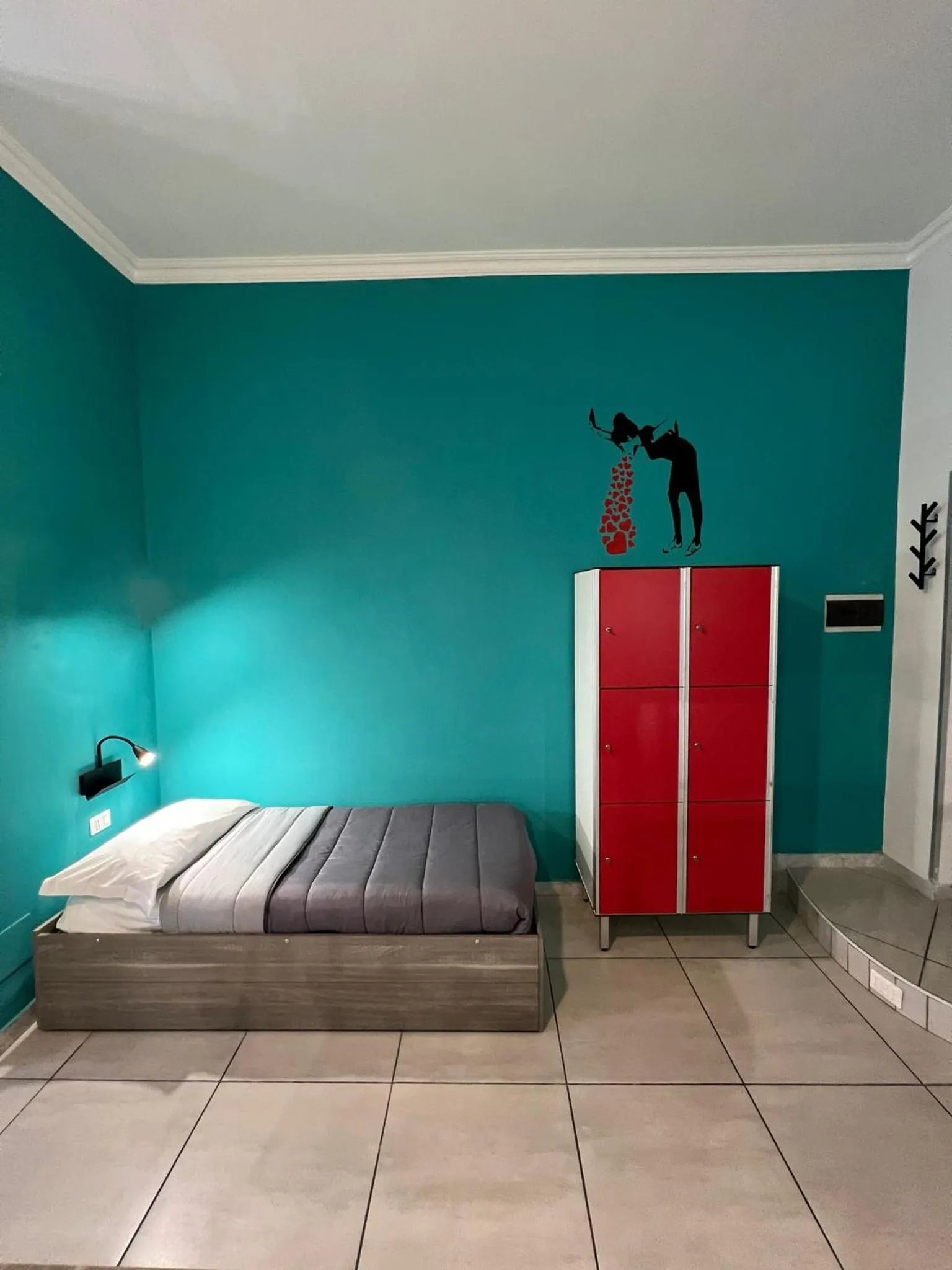 Bedroom, Bed in Palladini Rome