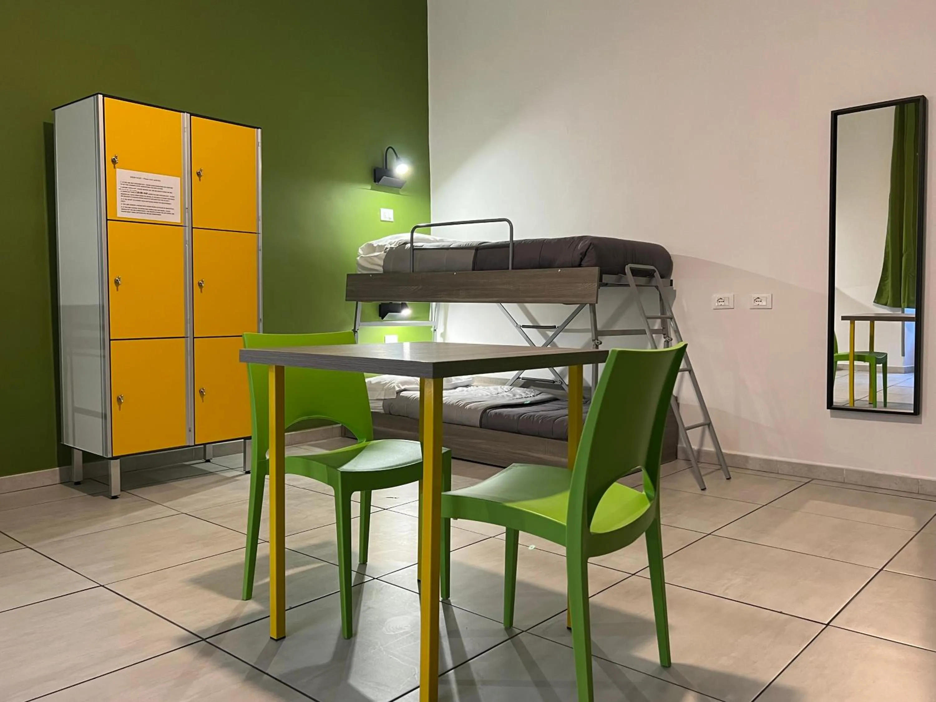 Bedroom in Palladini Rome