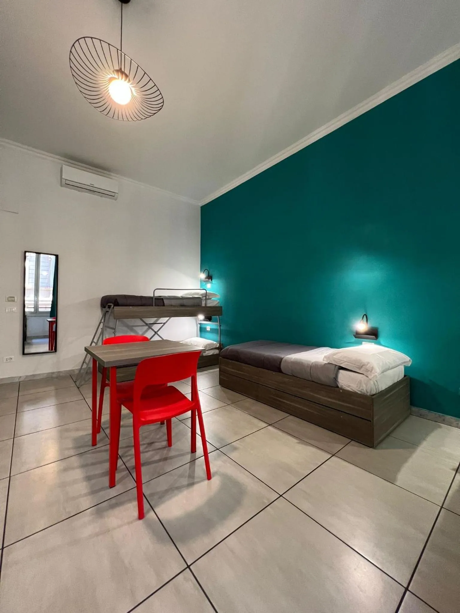 Bedroom in Palladini Rome