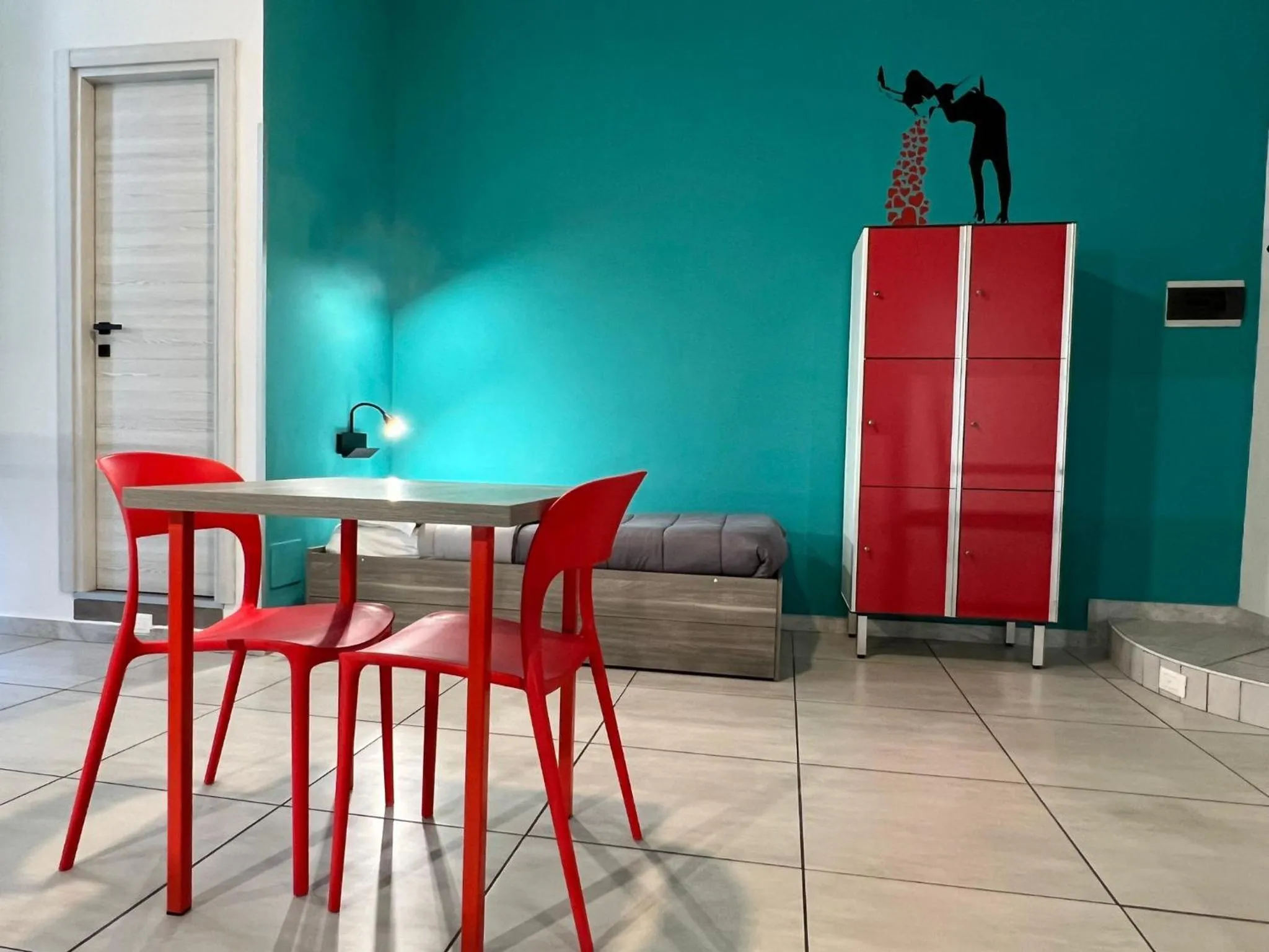 Bedroom in Palladini Rome