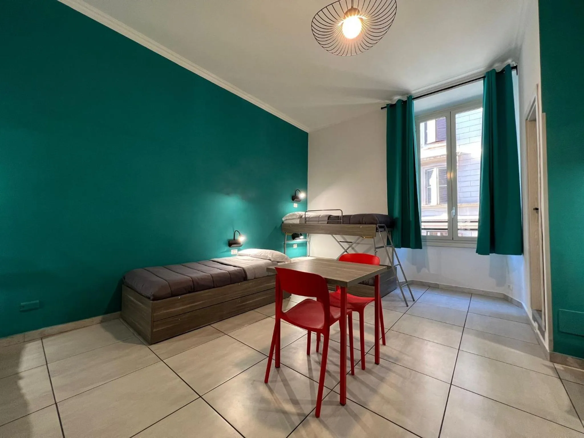 Bedroom, Bed in Palladini Rome