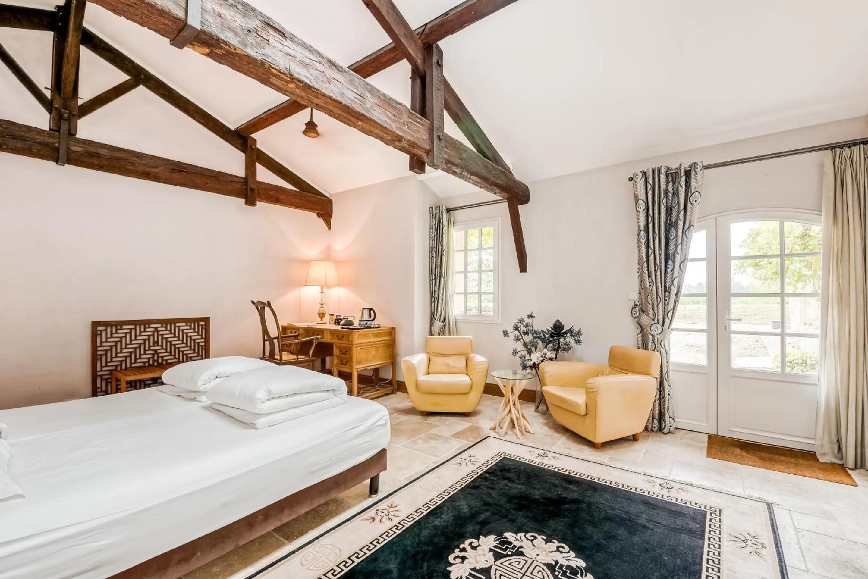 Bedroom, Bed in Chateau de la Vieille Chapelle