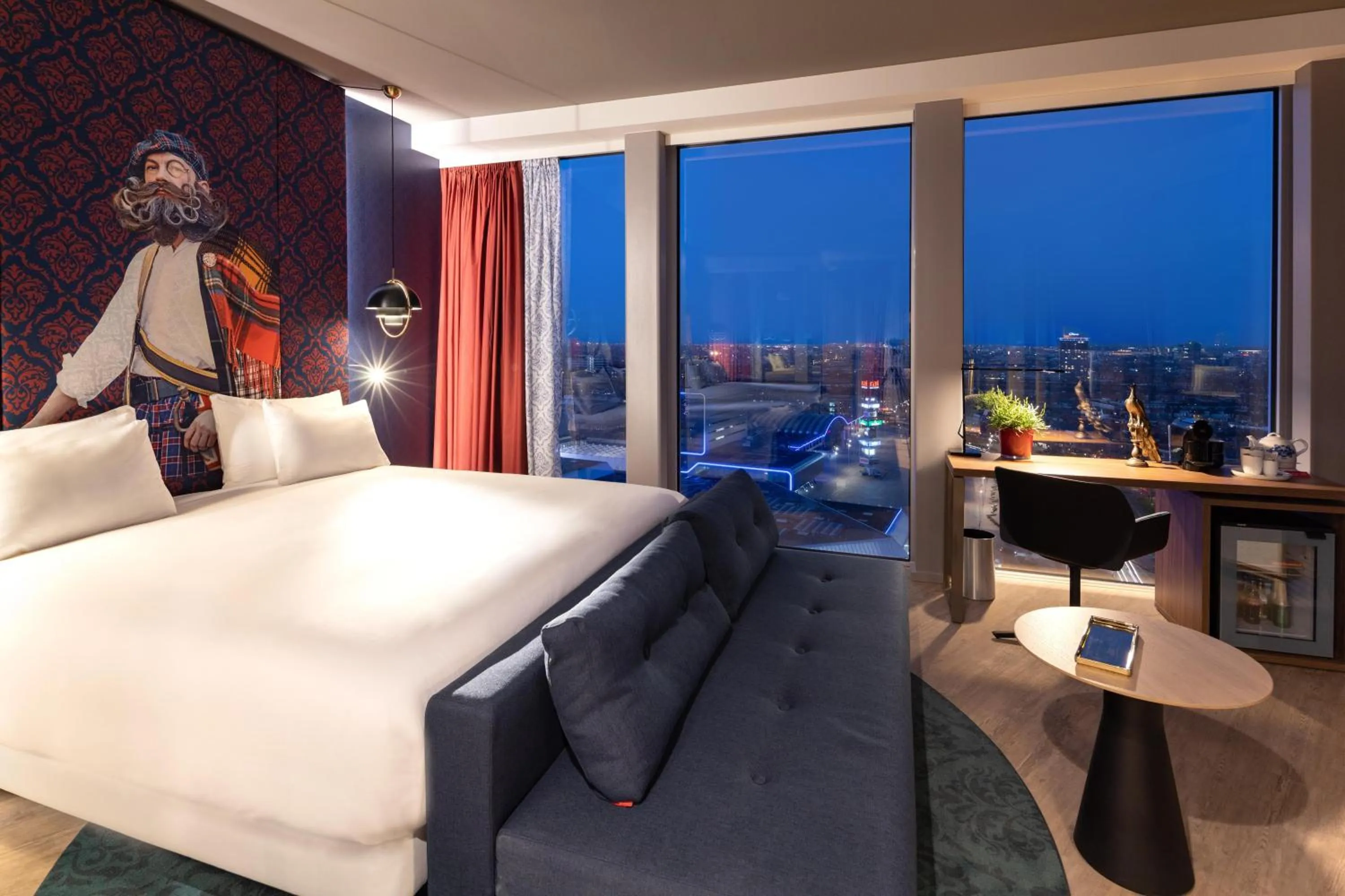 Bedroom, Bed in nhow Amsterdam Rai