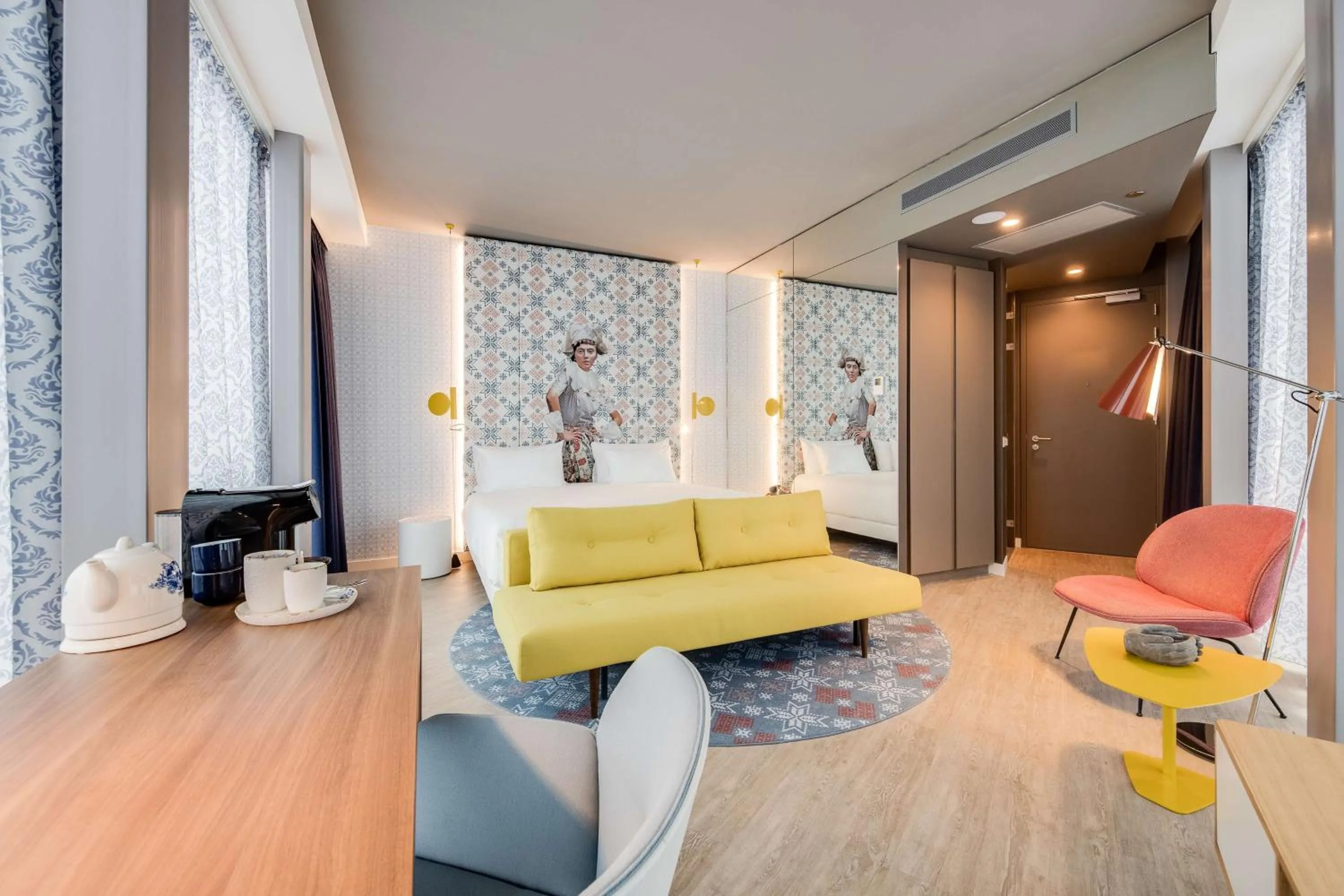 Bedroom in nhow Amsterdam Rai