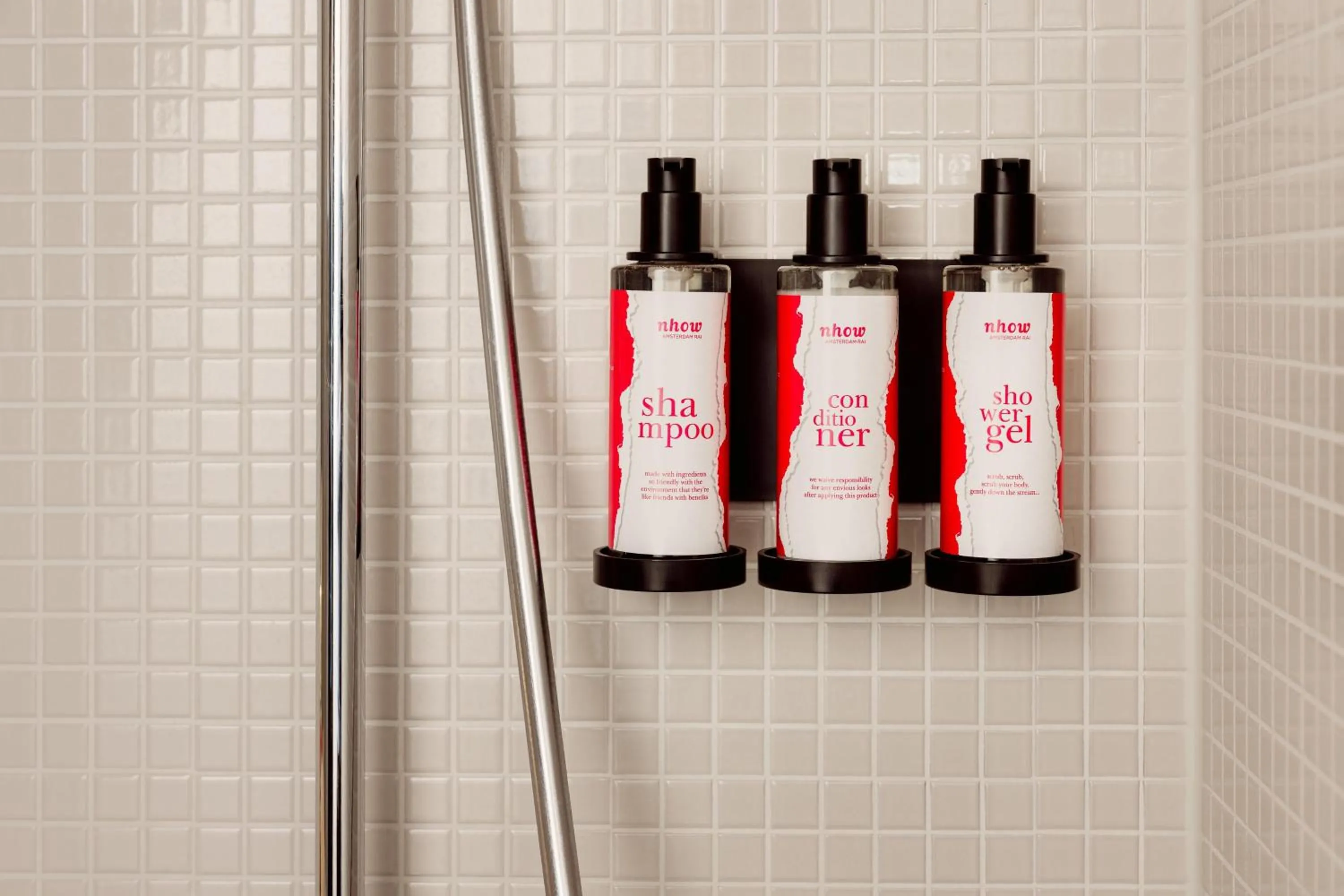 Bathroom in nhow Amsterdam Rai