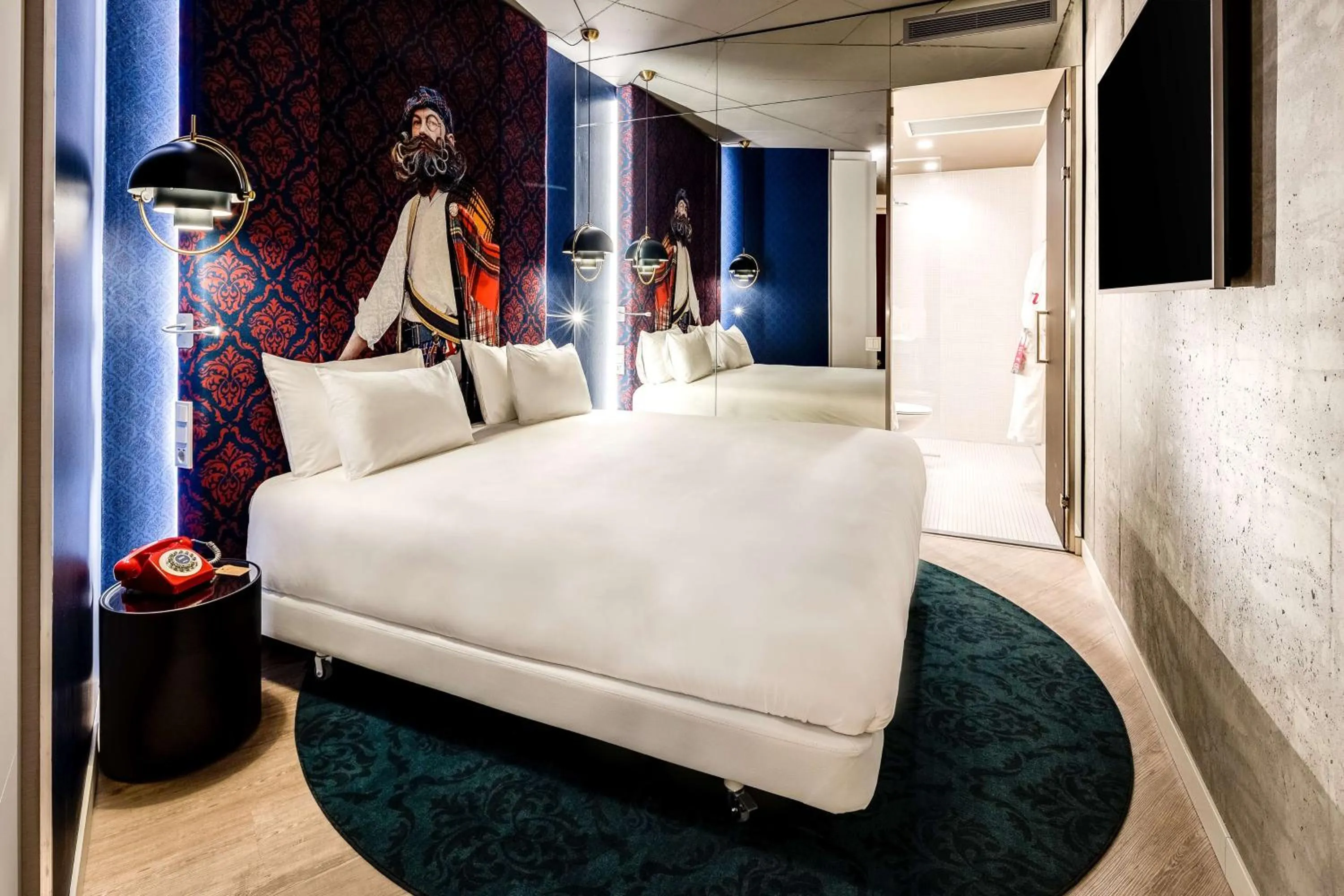 Bedroom, Bed in nhow Amsterdam Rai