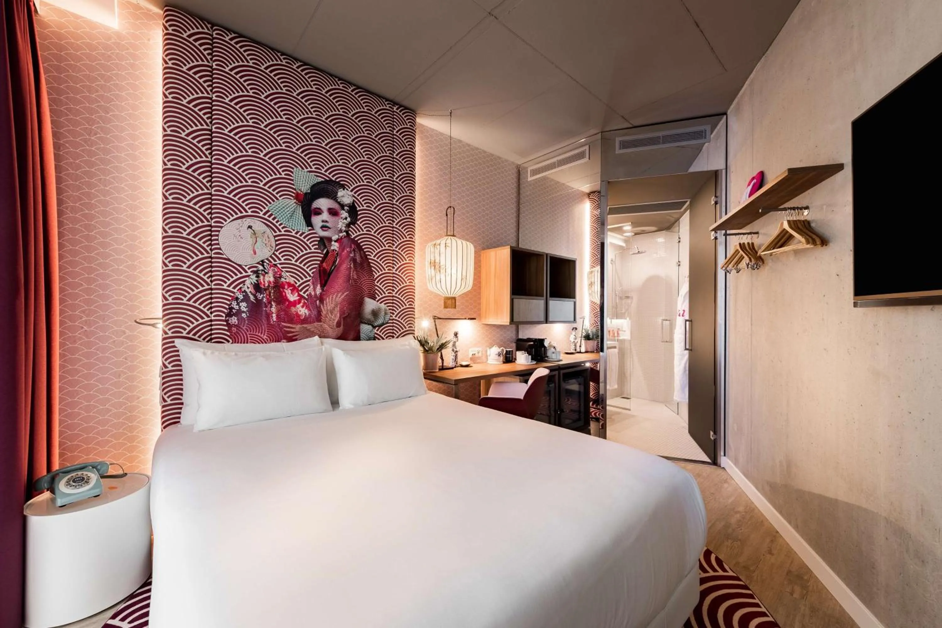 Bedroom, Bed in nhow Amsterdam Rai