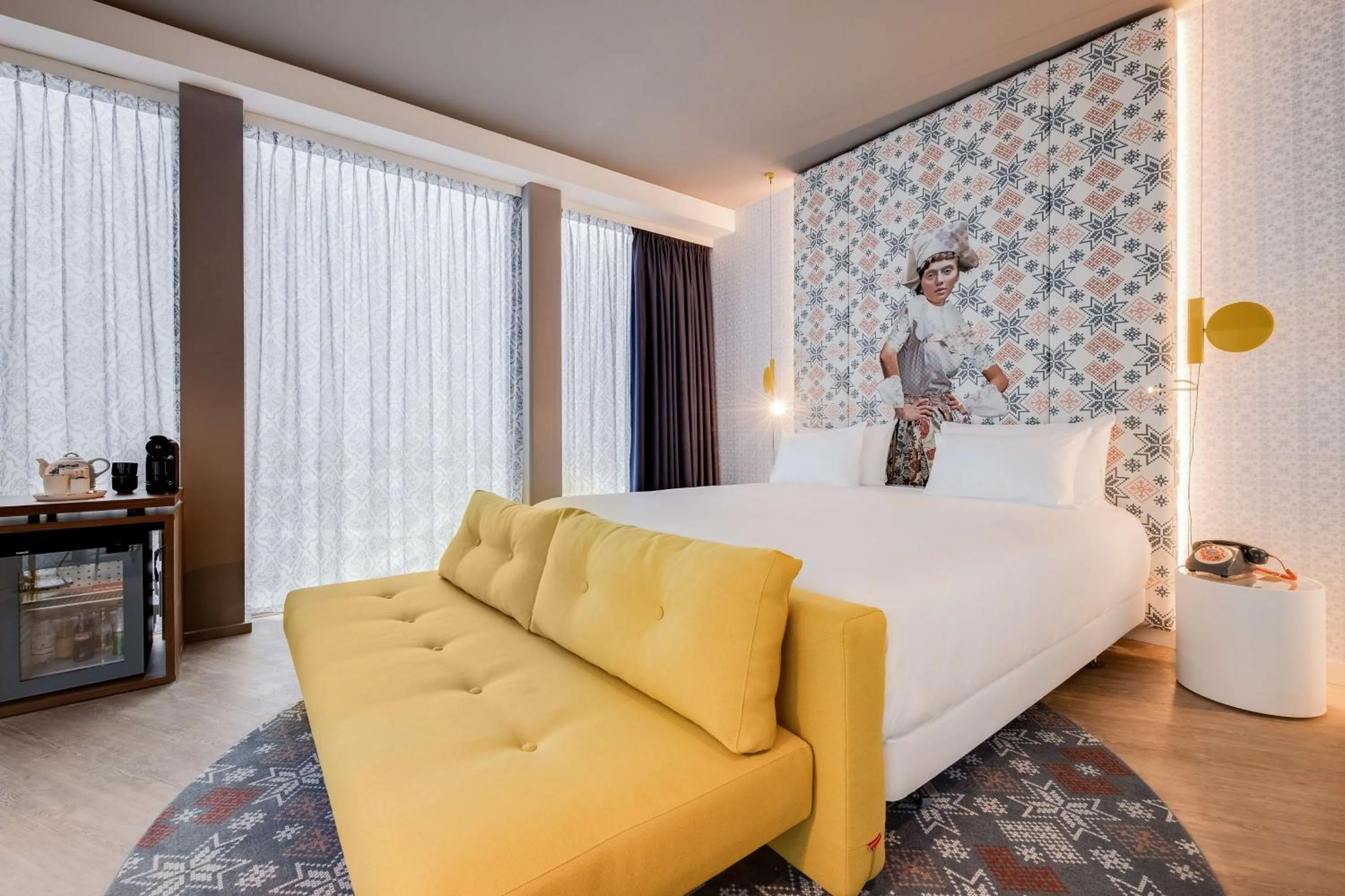 Bedroom, Bed in nhow Amsterdam Rai