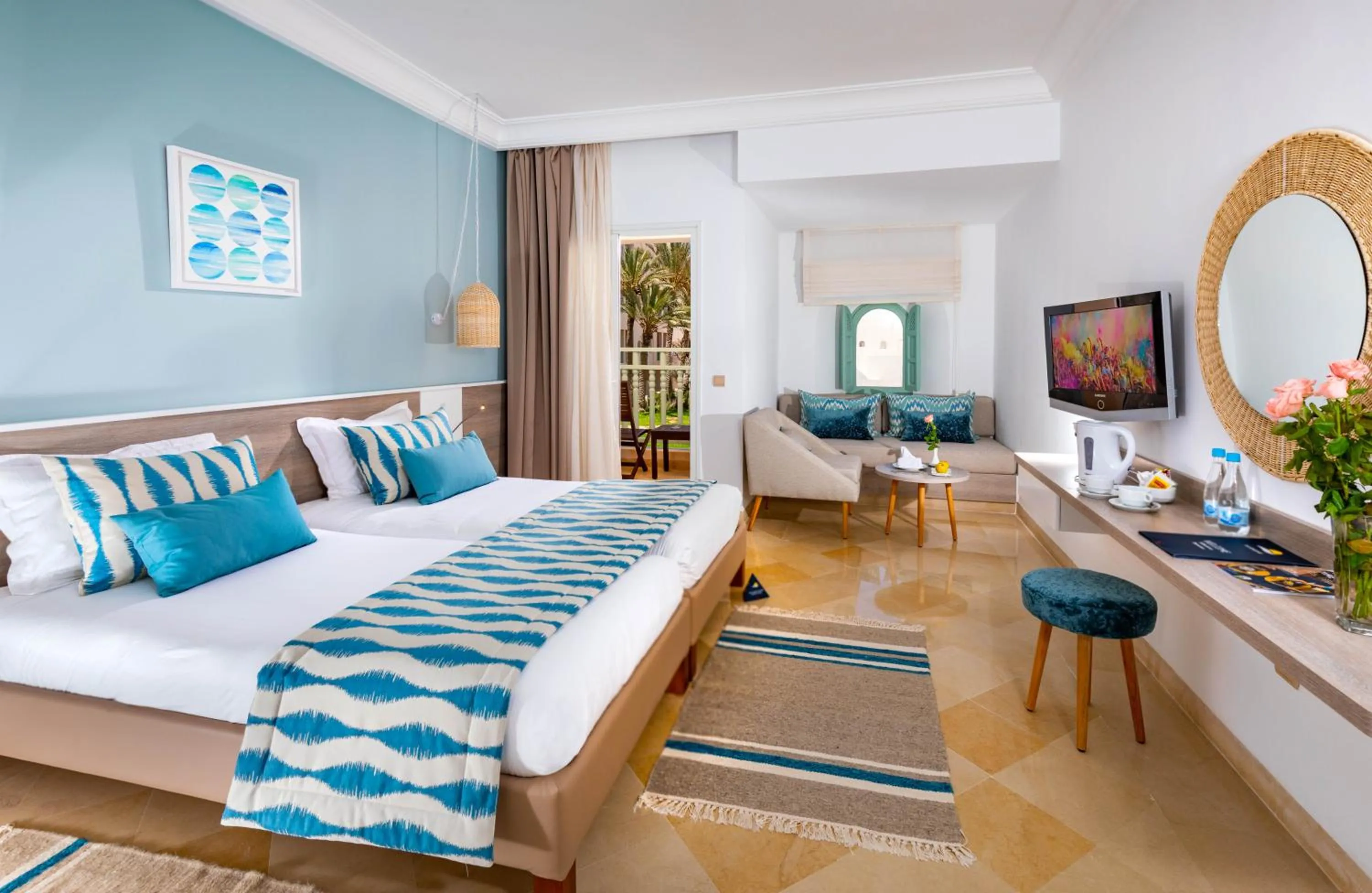 Bed in Ulysse Thalasso & Spa - All Inclusive