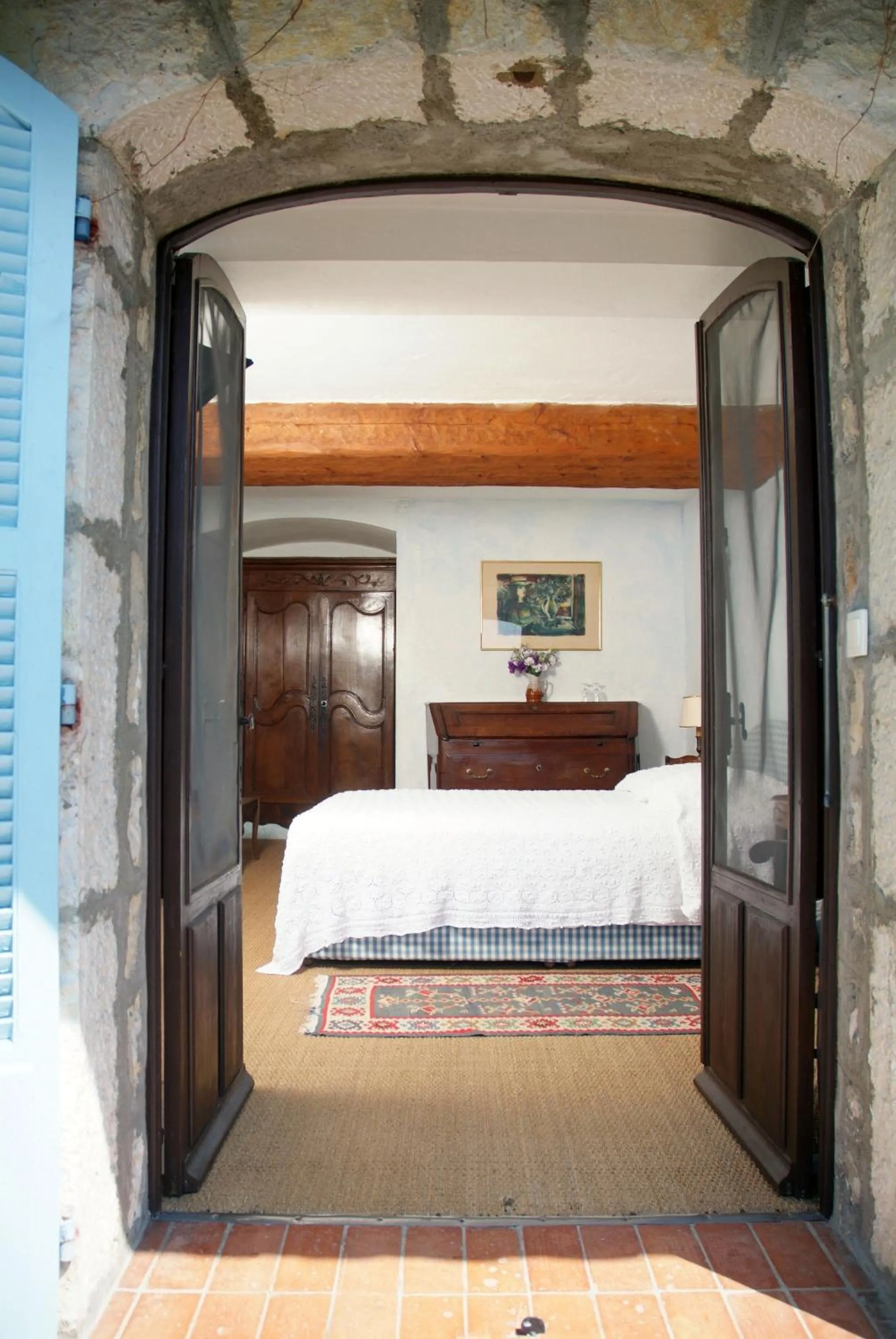Bedroom, Bed in Les Orangers