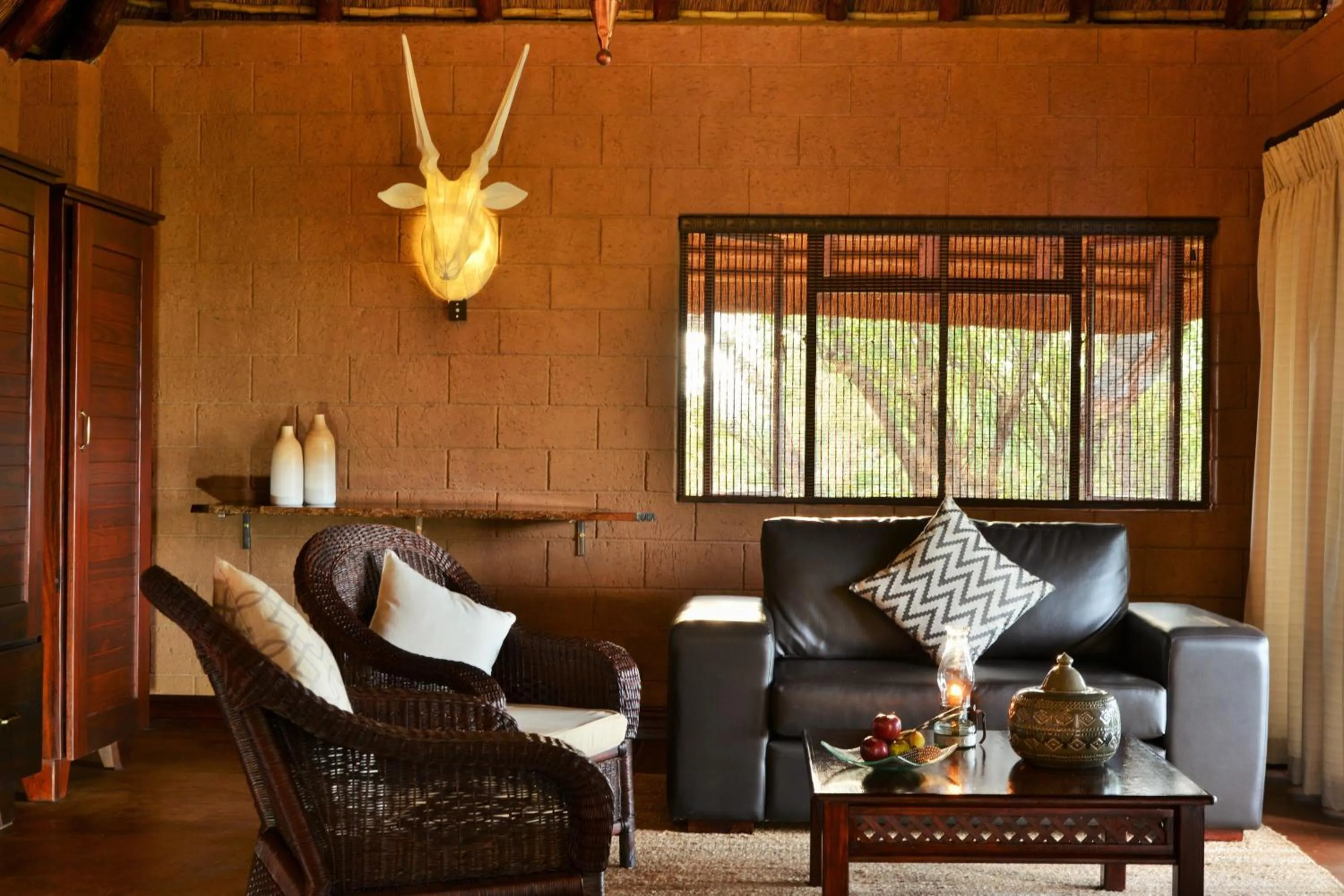 Living room in Zwahili Private Game Lodge & Spa