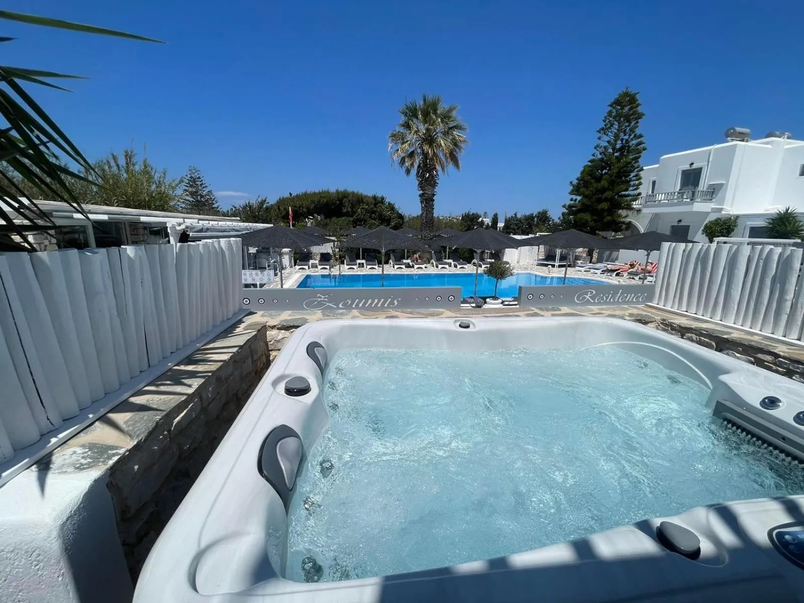 Hot Tub in Zoumis Residence