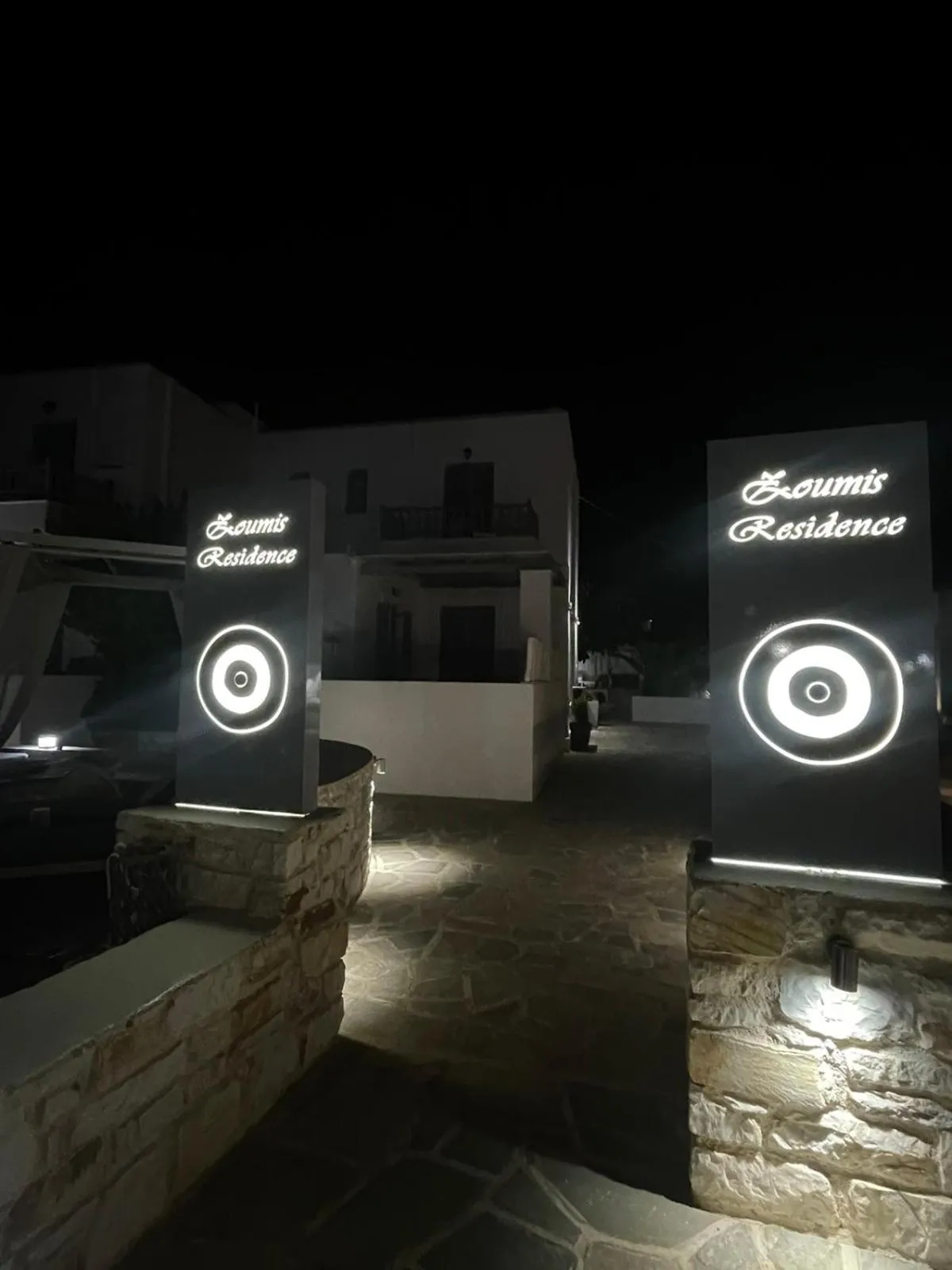 On site in Zoumis Residence