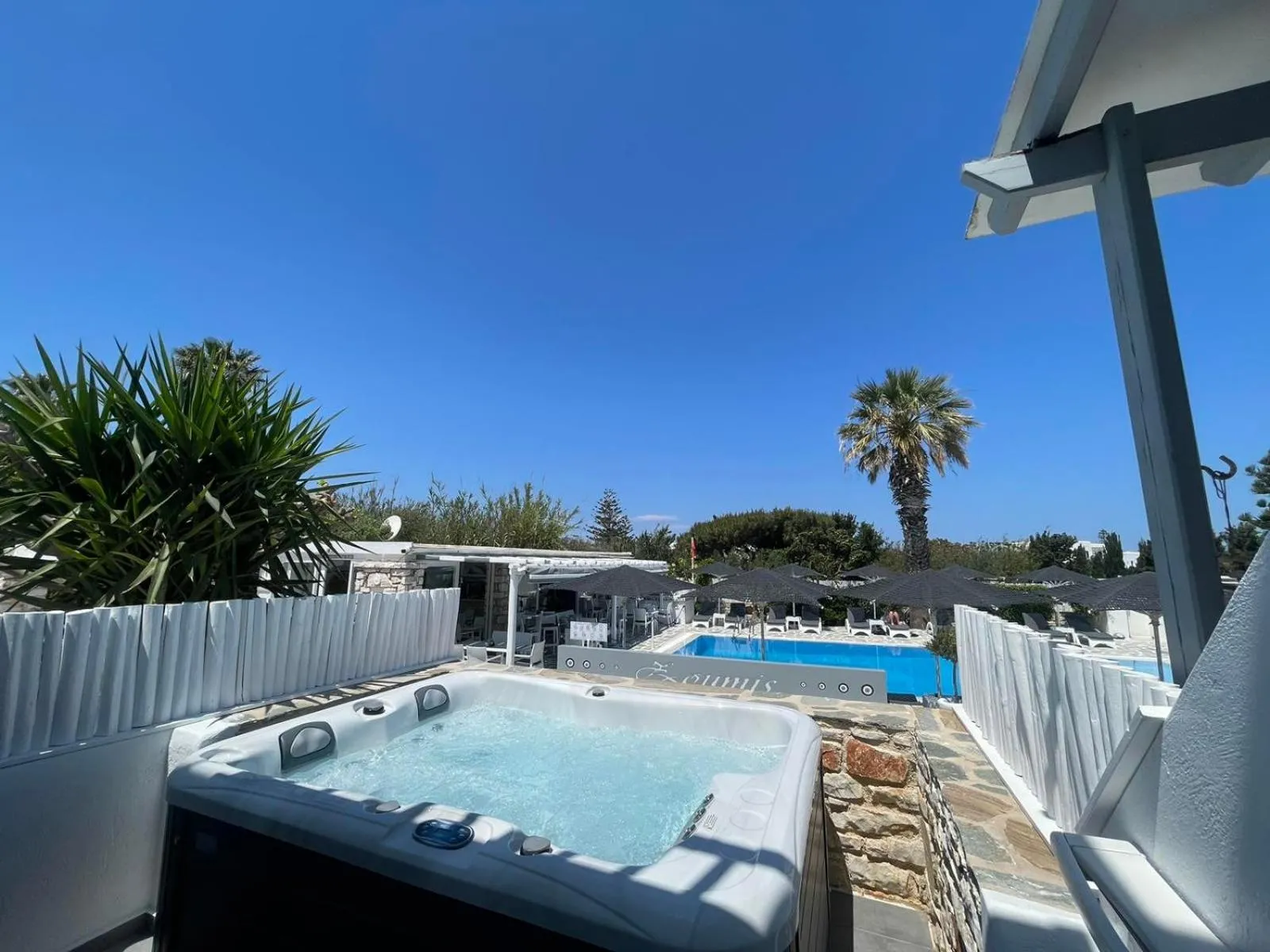Hot Tub in Zoumis Residence