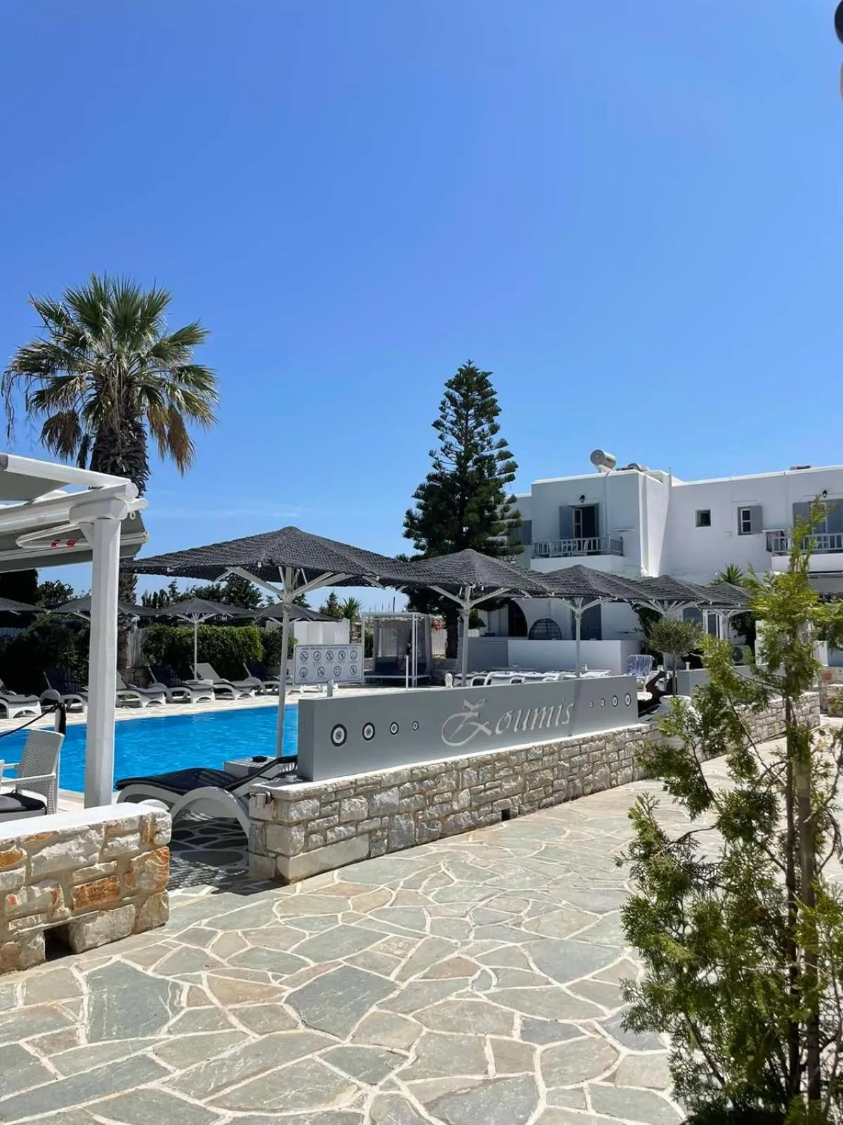 Swimming pool in Zoumis Residence
