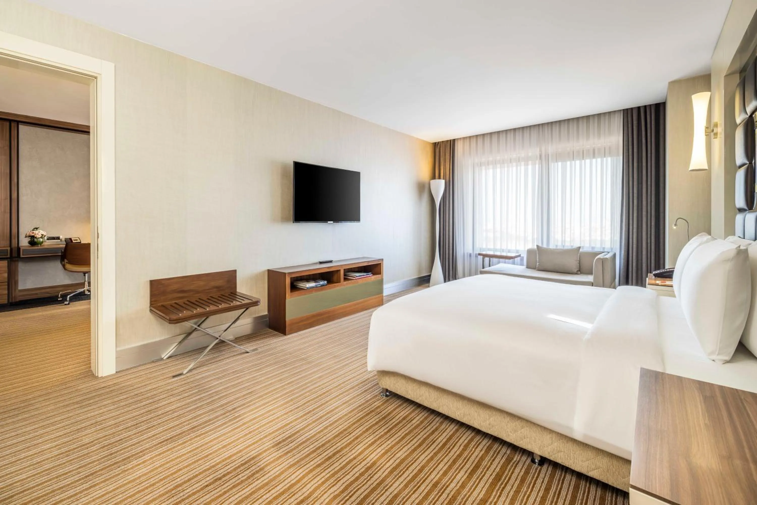 Living room, Bed in Ramada Plaza By Wyndham Istanbul Tekstilkent