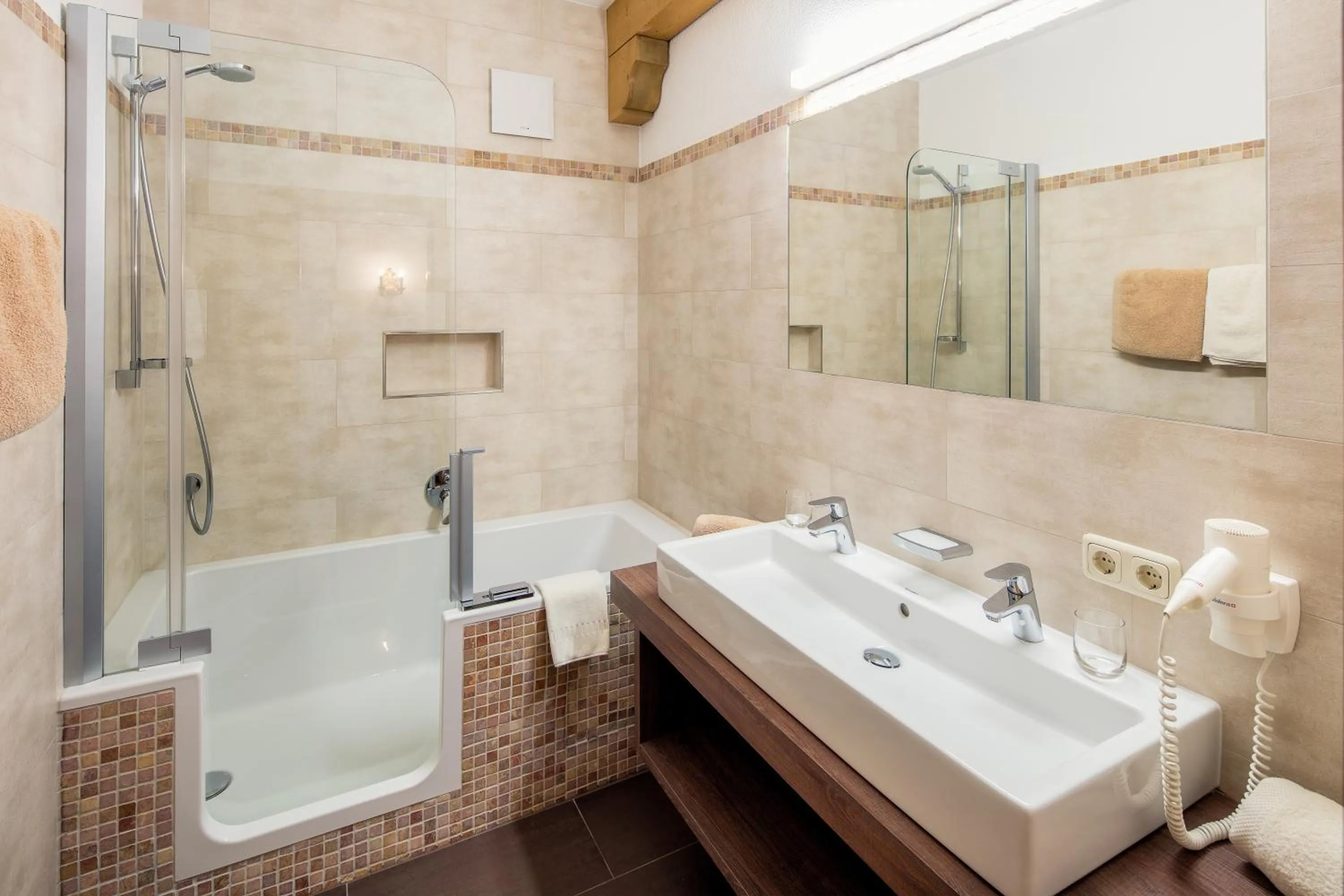 Bathroom in Hotel Komperdell