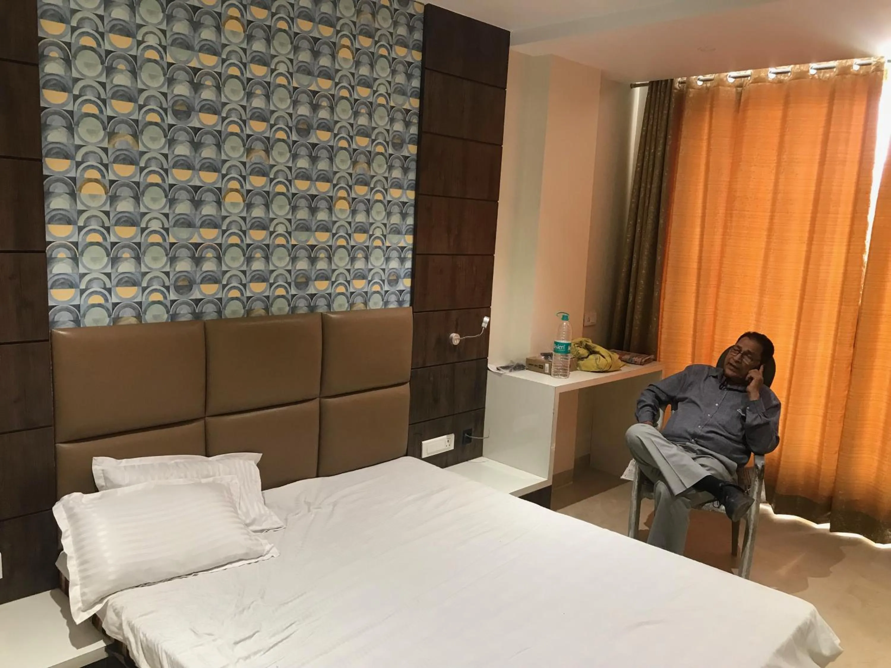 Bed in Hotel Manbhavan