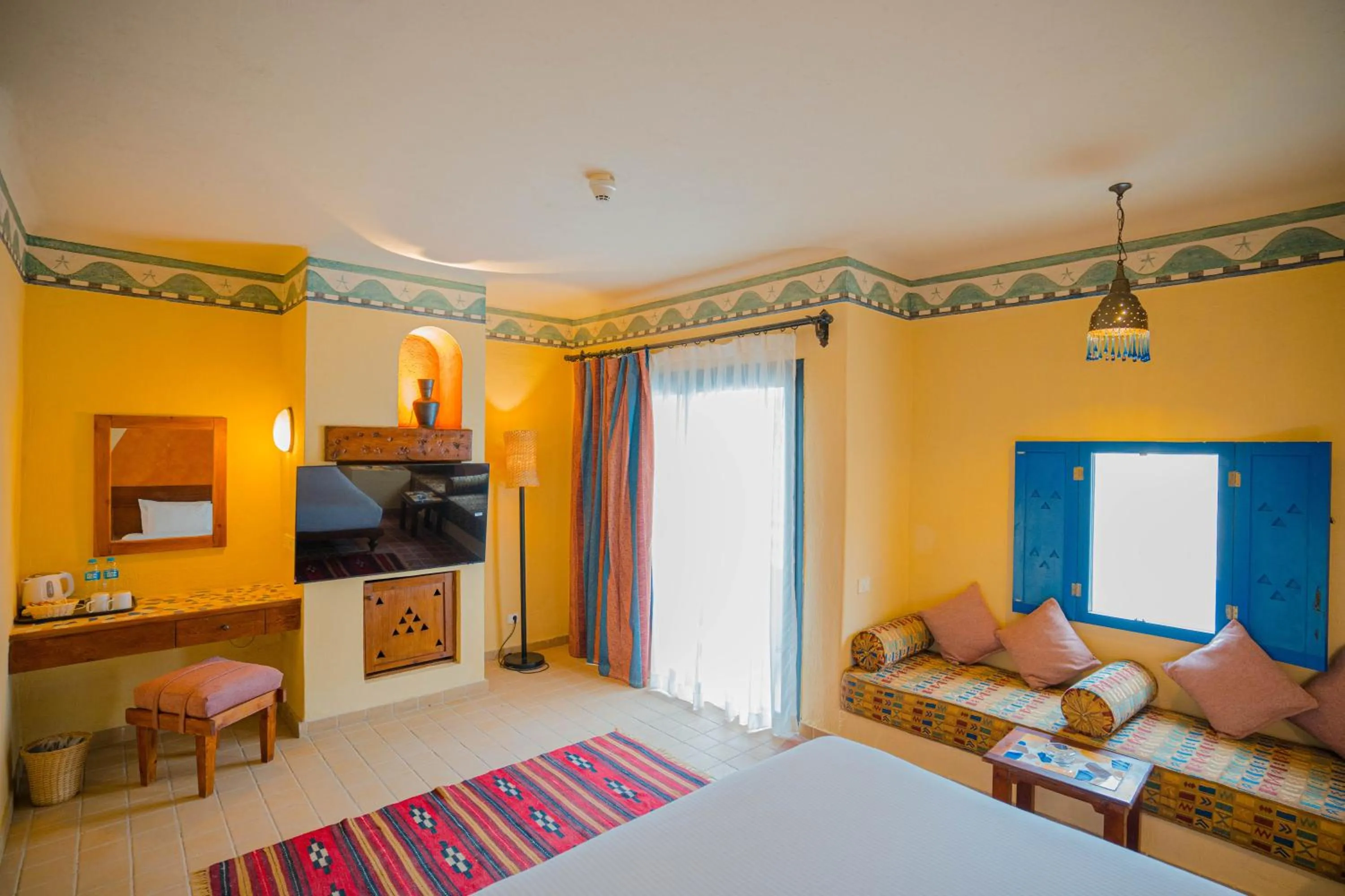 Photo of the whole room, Bed in Marina Lodge at Port Ghalib