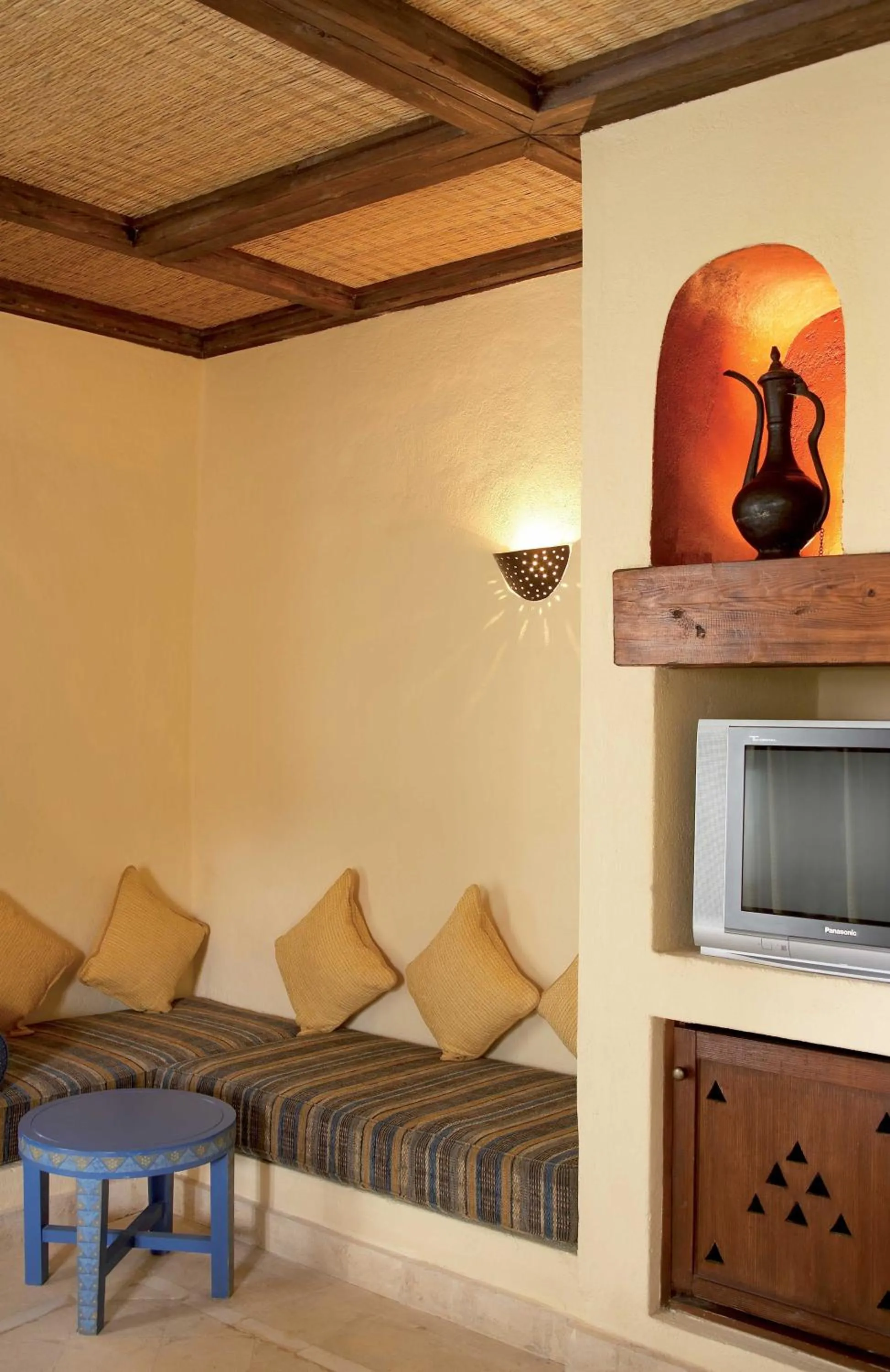 Living room in Marina Lodge at Port Ghalib