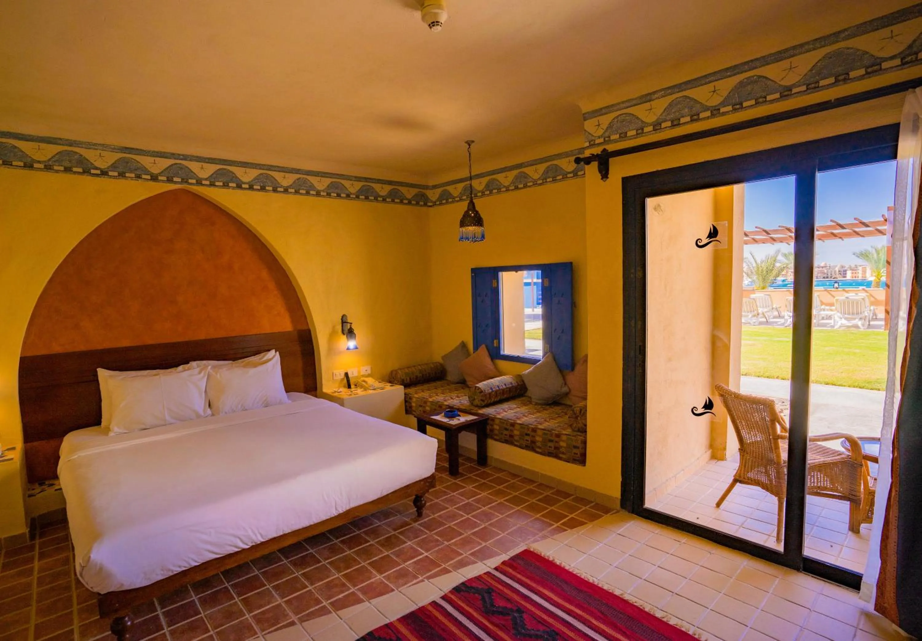 Photo of the whole room, Bed in Marina Lodge at Port Ghalib