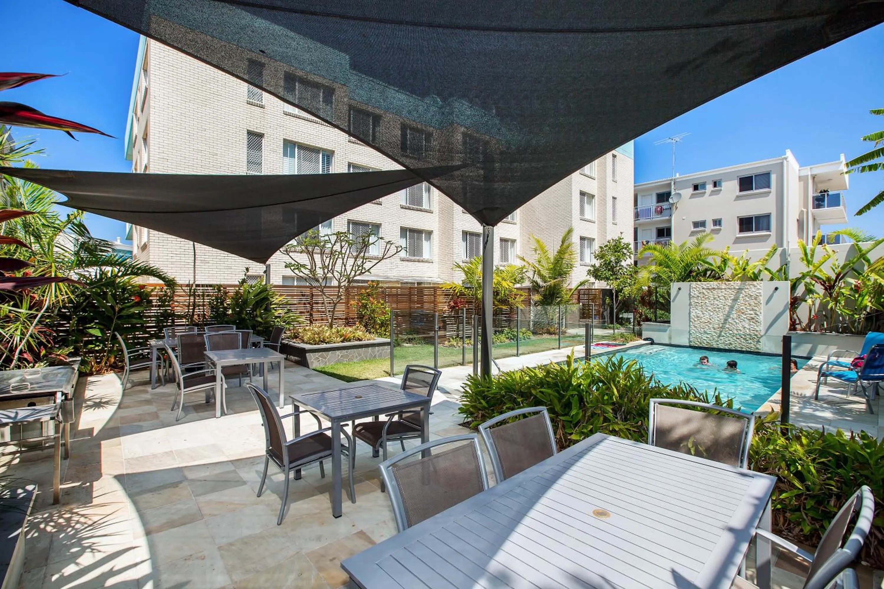 BBQ facilities in Capeview Apartments - Spectacular Ocean Views