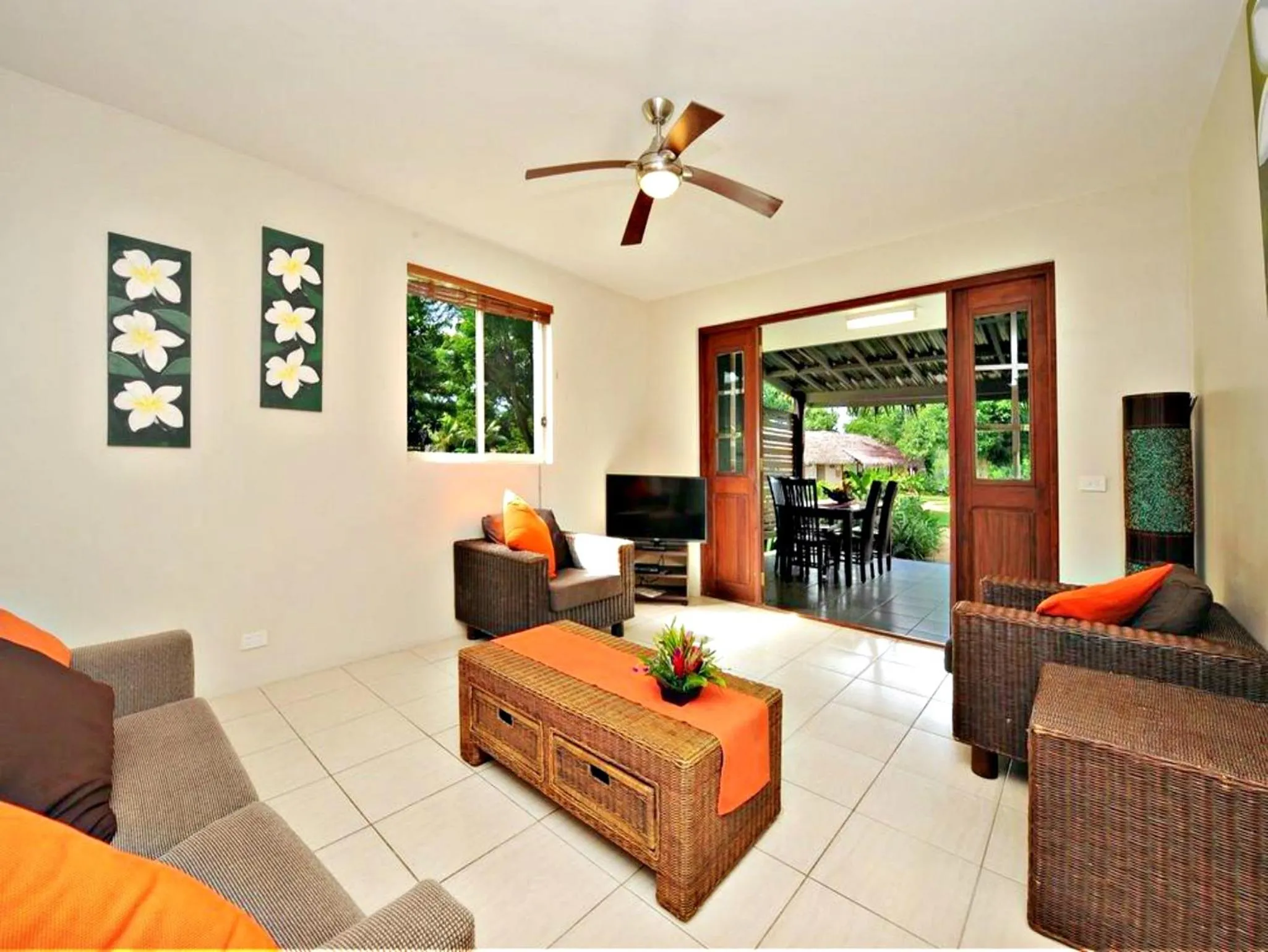 Living room in MG Cocomo Resort Vanuatu