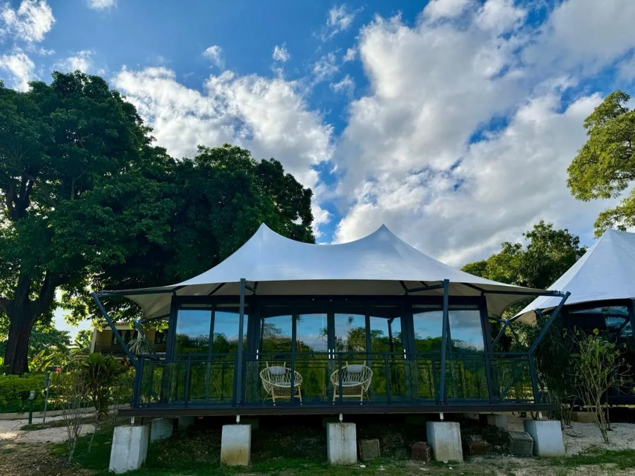 Garden view in MG Cocomo Resort Vanuatu