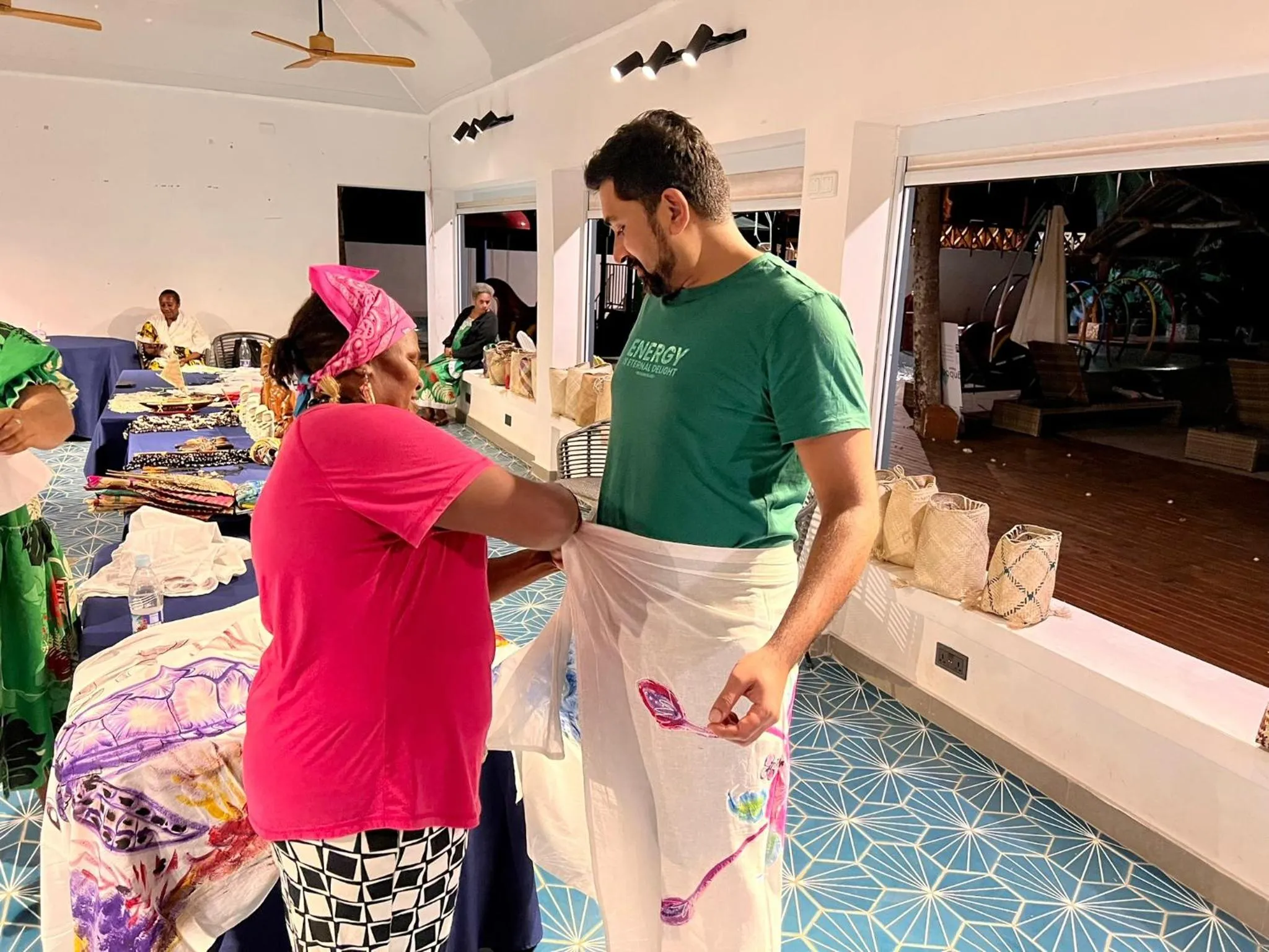 Evening entertainment in MG Cocomo Resort Vanuatu