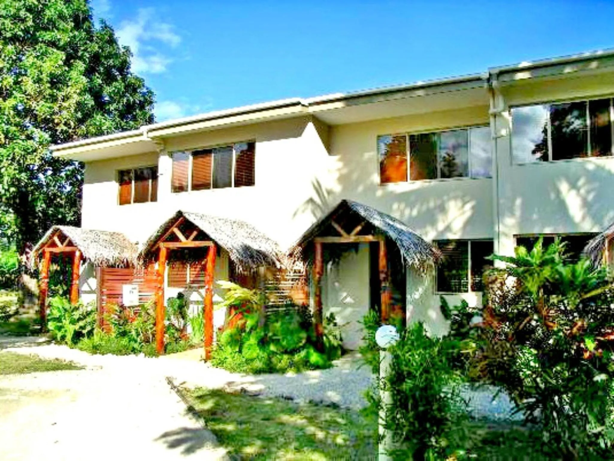 Garden view in MG Cocomo Resort Vanuatu