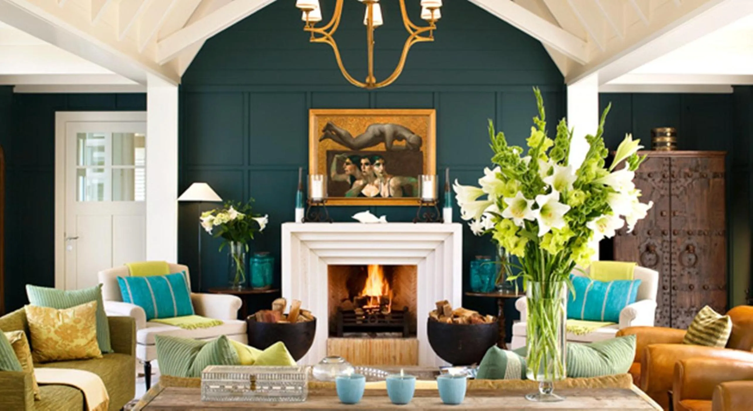 Decorative detail in Huka Lodge