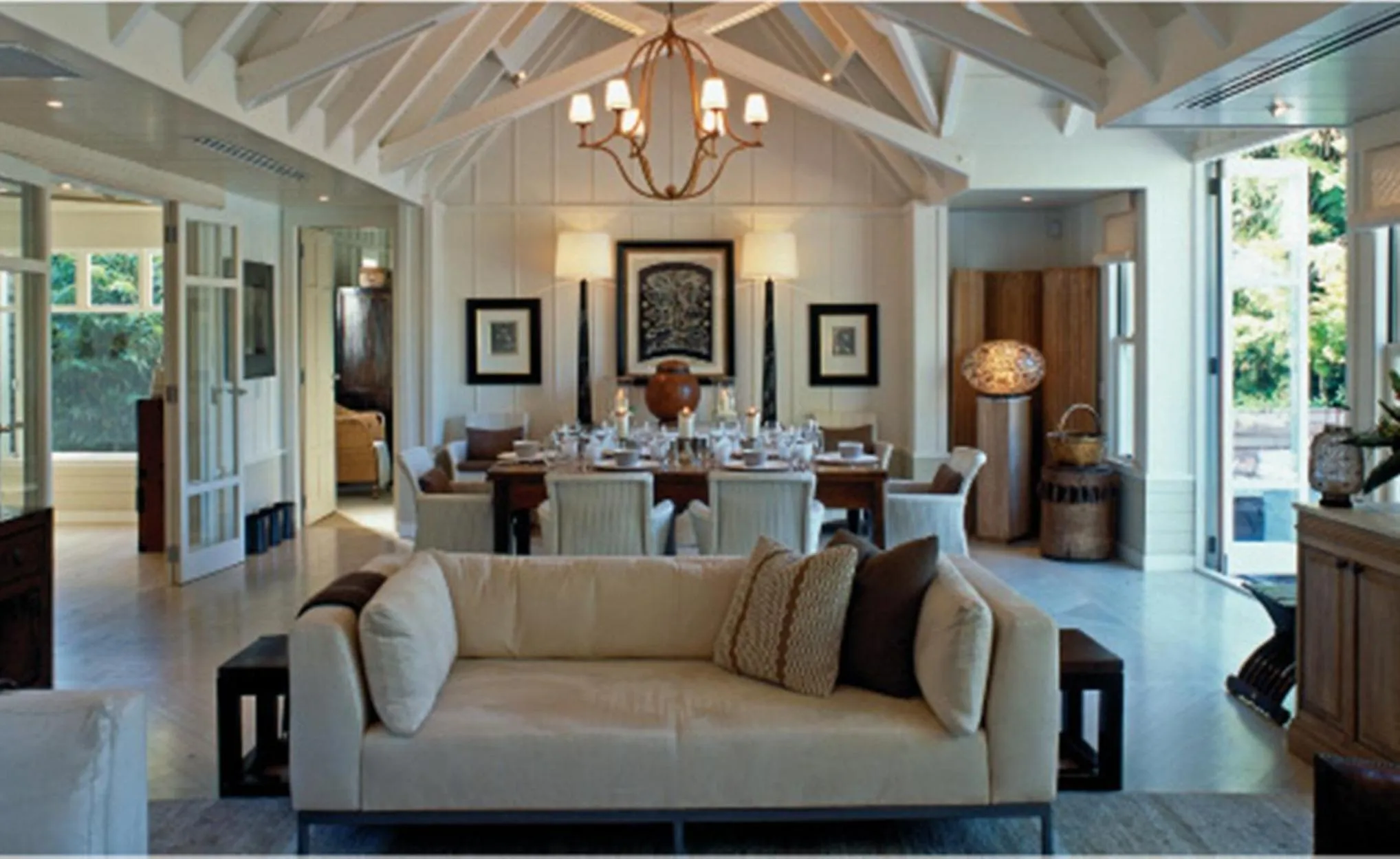 Dining area in Huka Lodge