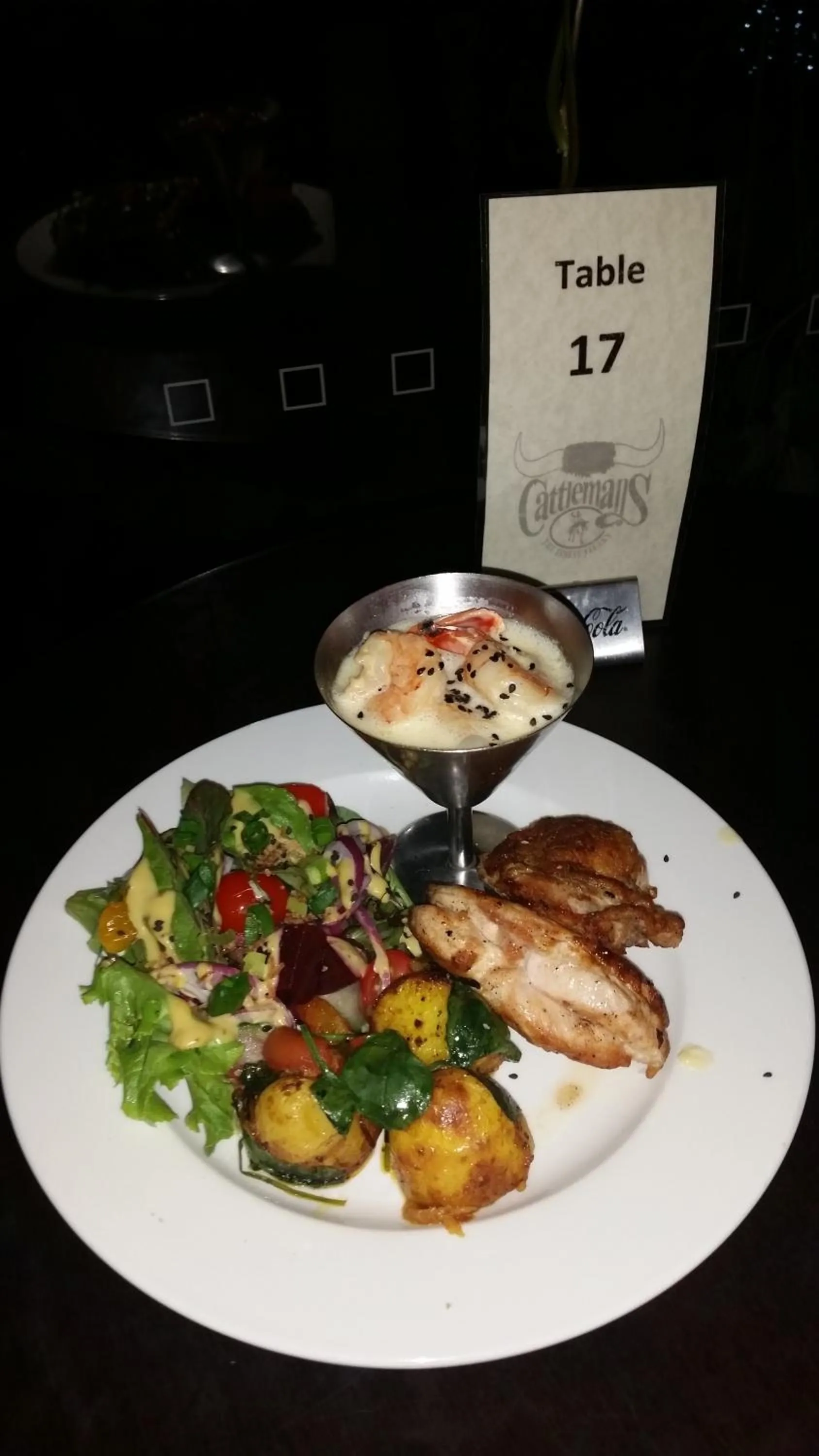 Food close-up in Cattleman's Rest Motor Inn