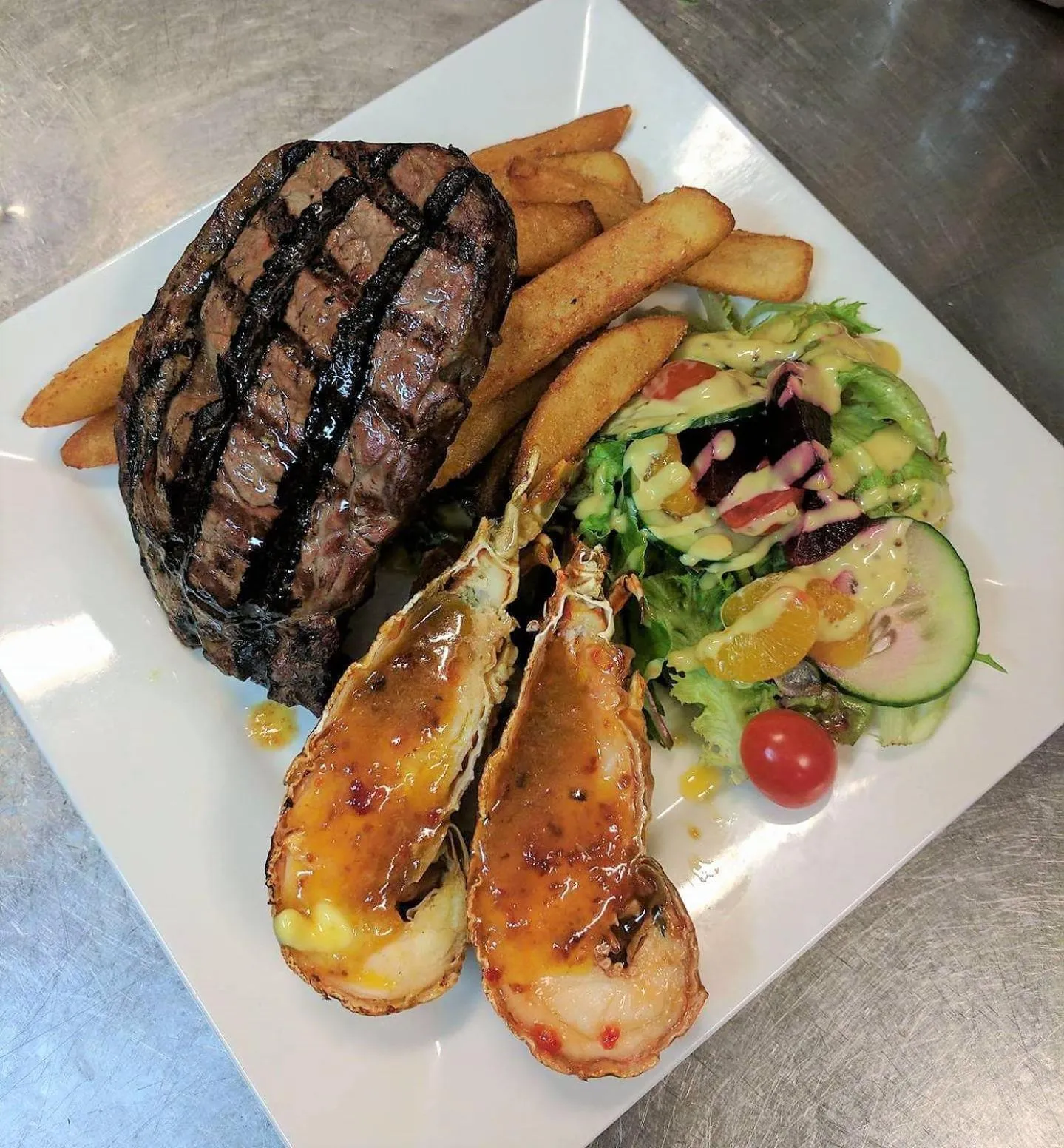 Food close-up in Cattleman's Rest Motor Inn
