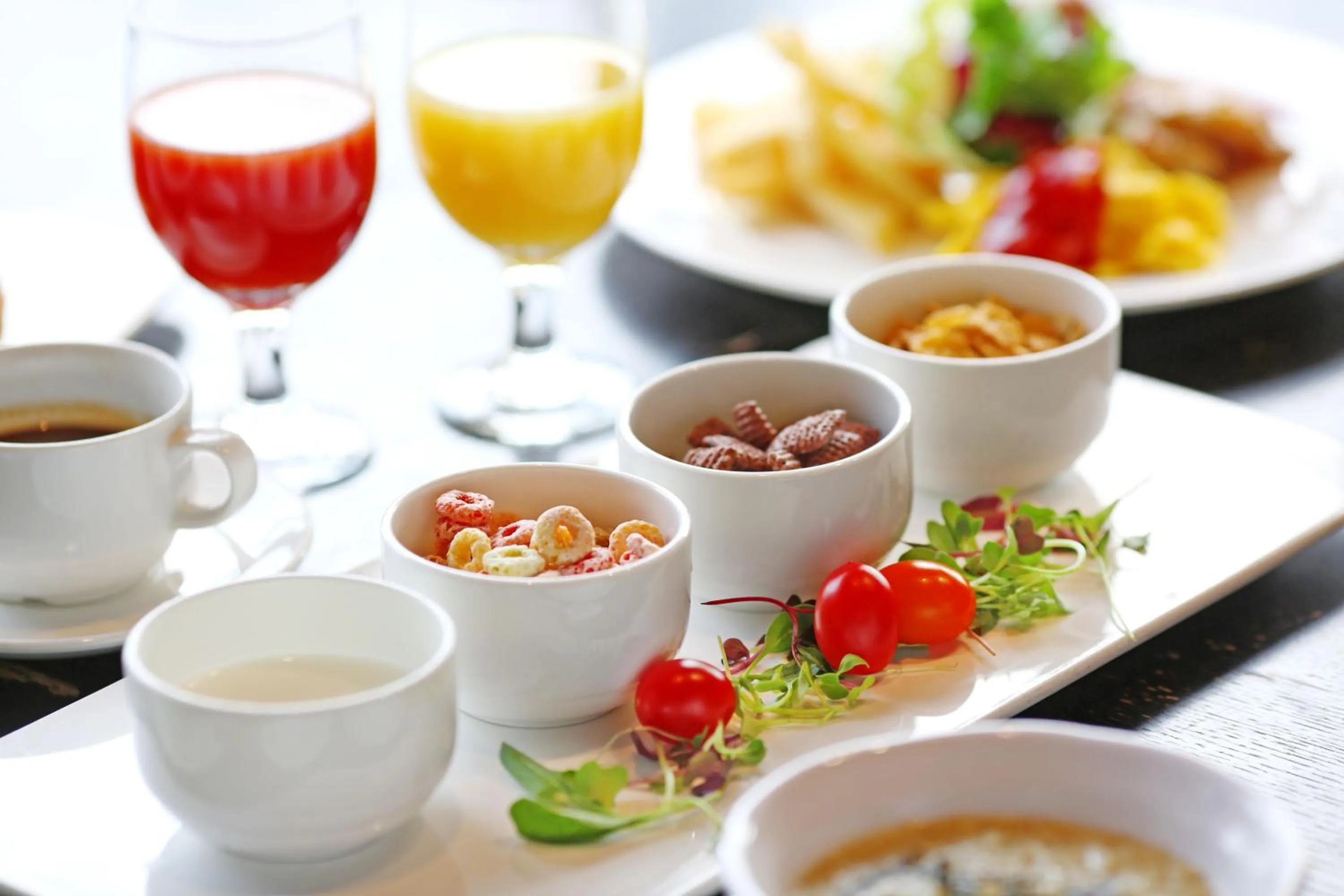 Buffet breakfast in The Riverside Hotel