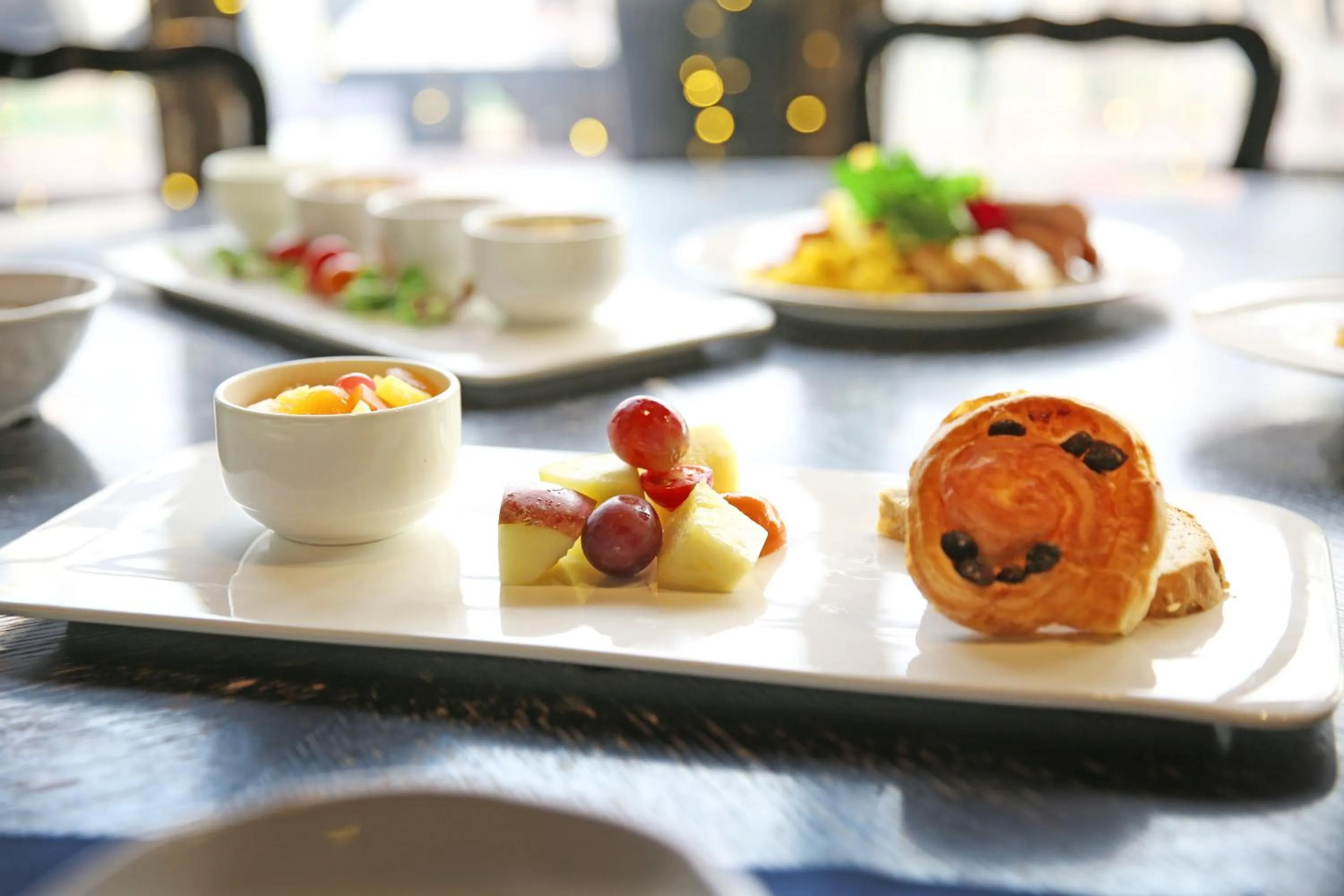 Buffet breakfast in The Riverside Hotel