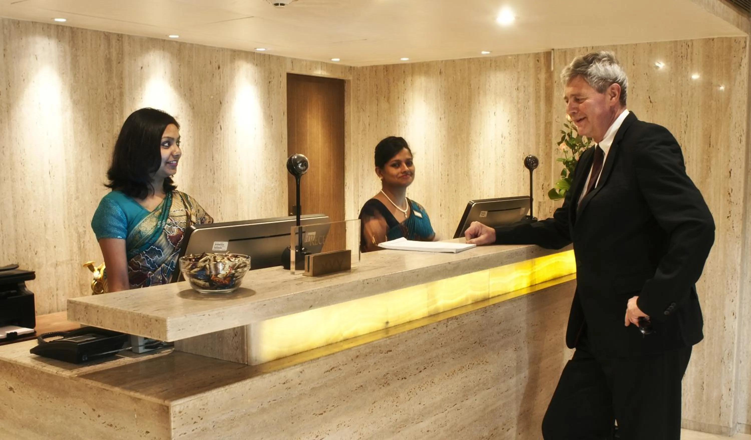 Lobby or reception in Monotel