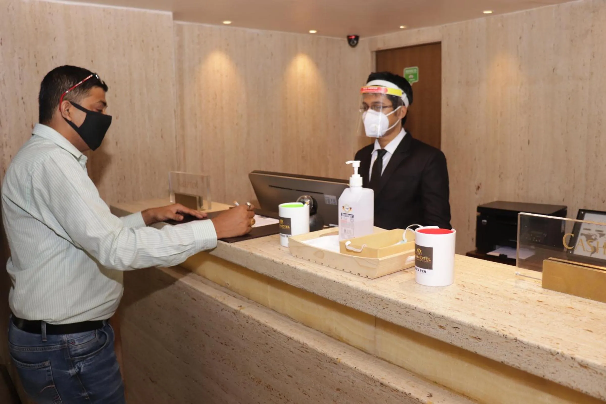 Lobby or reception in Monotel