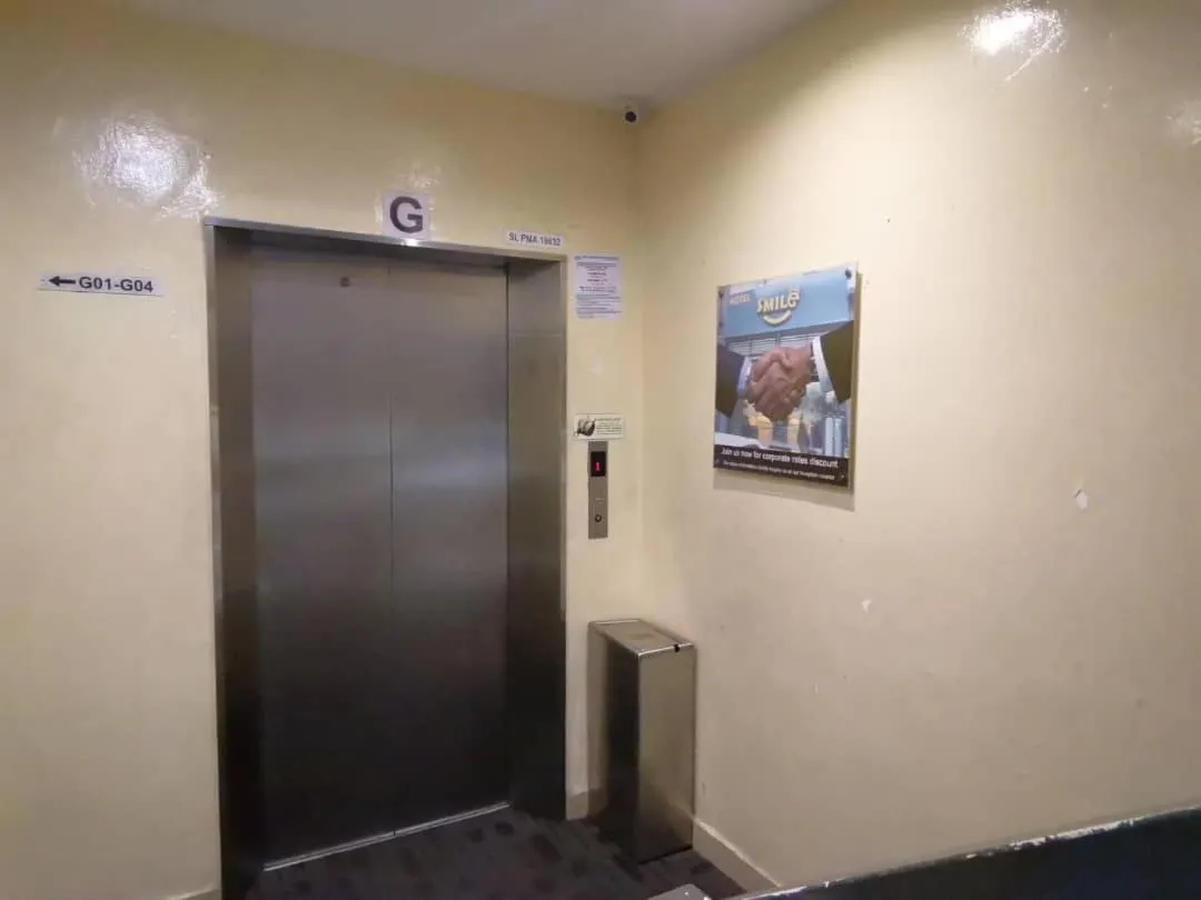 elevator in Smile Hotel Subang USJ