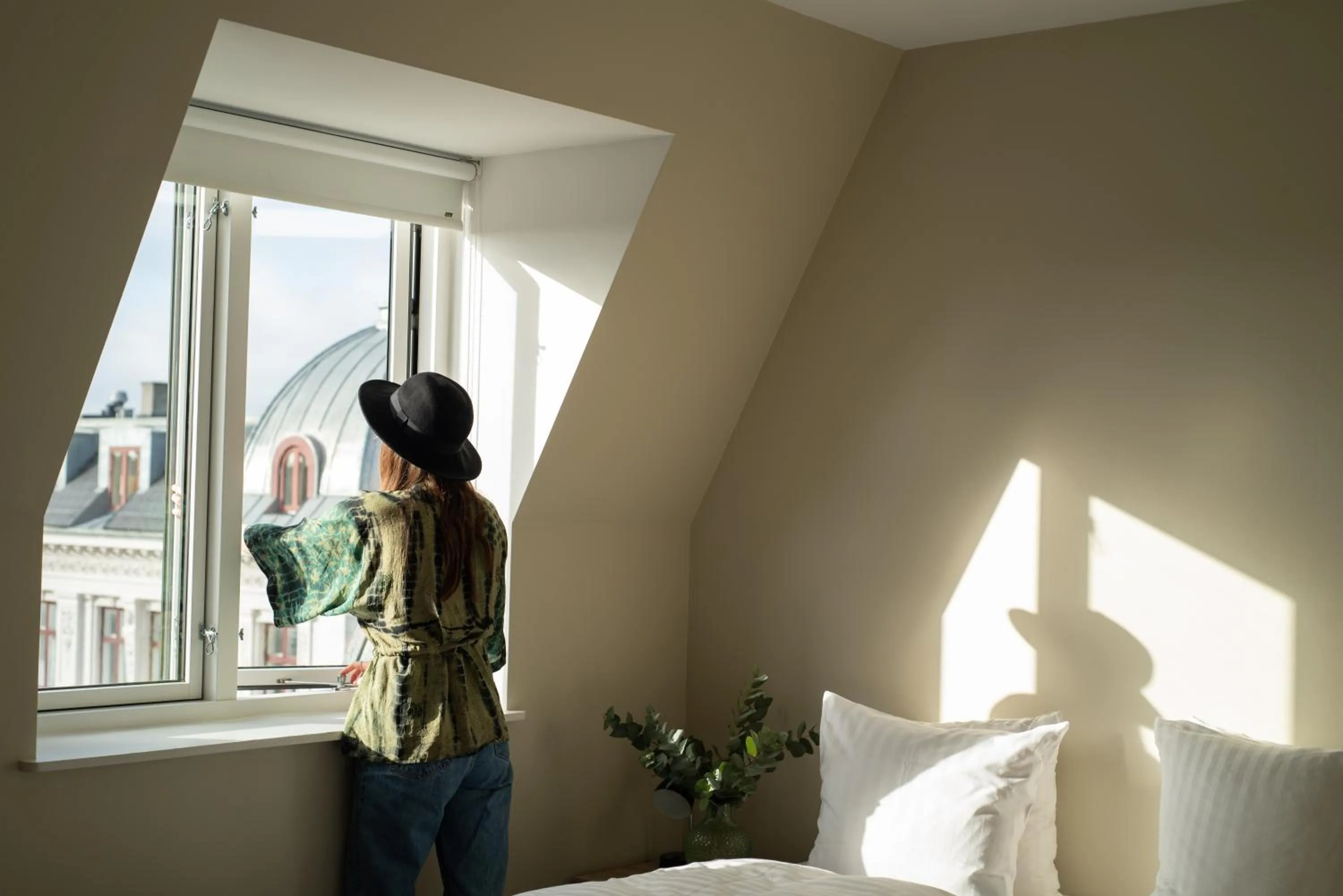 Bed in Hotel Nora Copenhagen