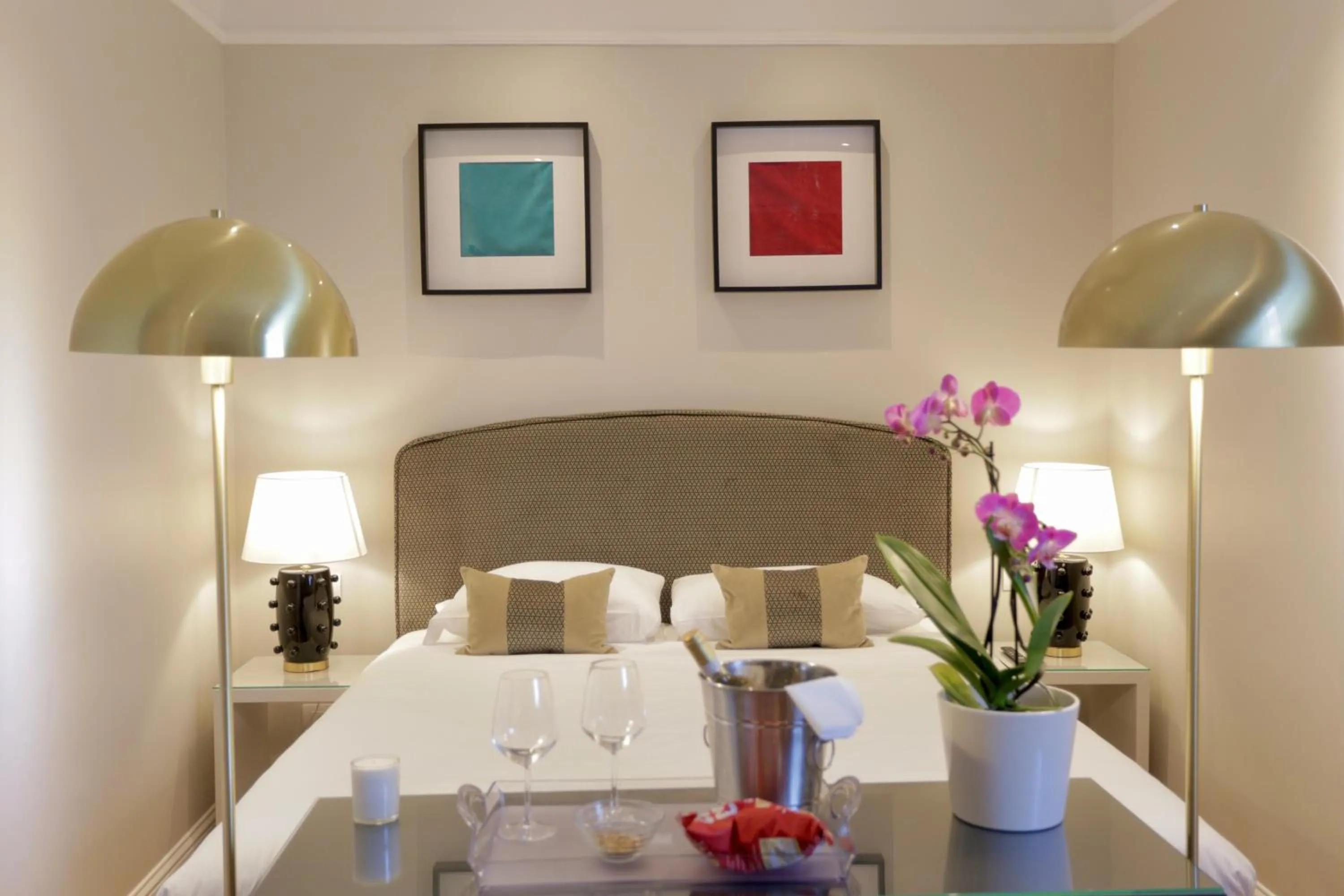 Bed in La Villetta Suite