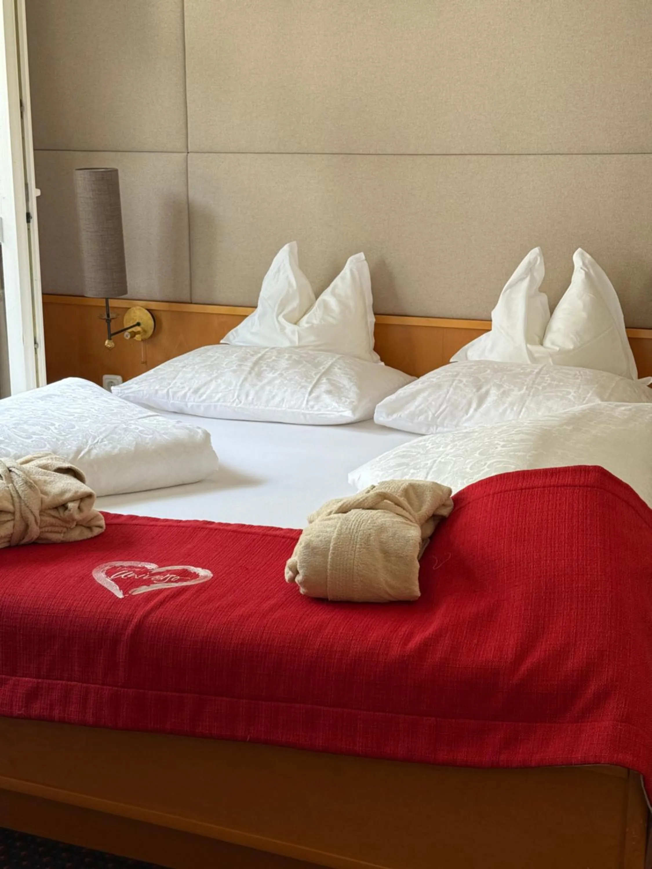 Bed in Hotel Universo